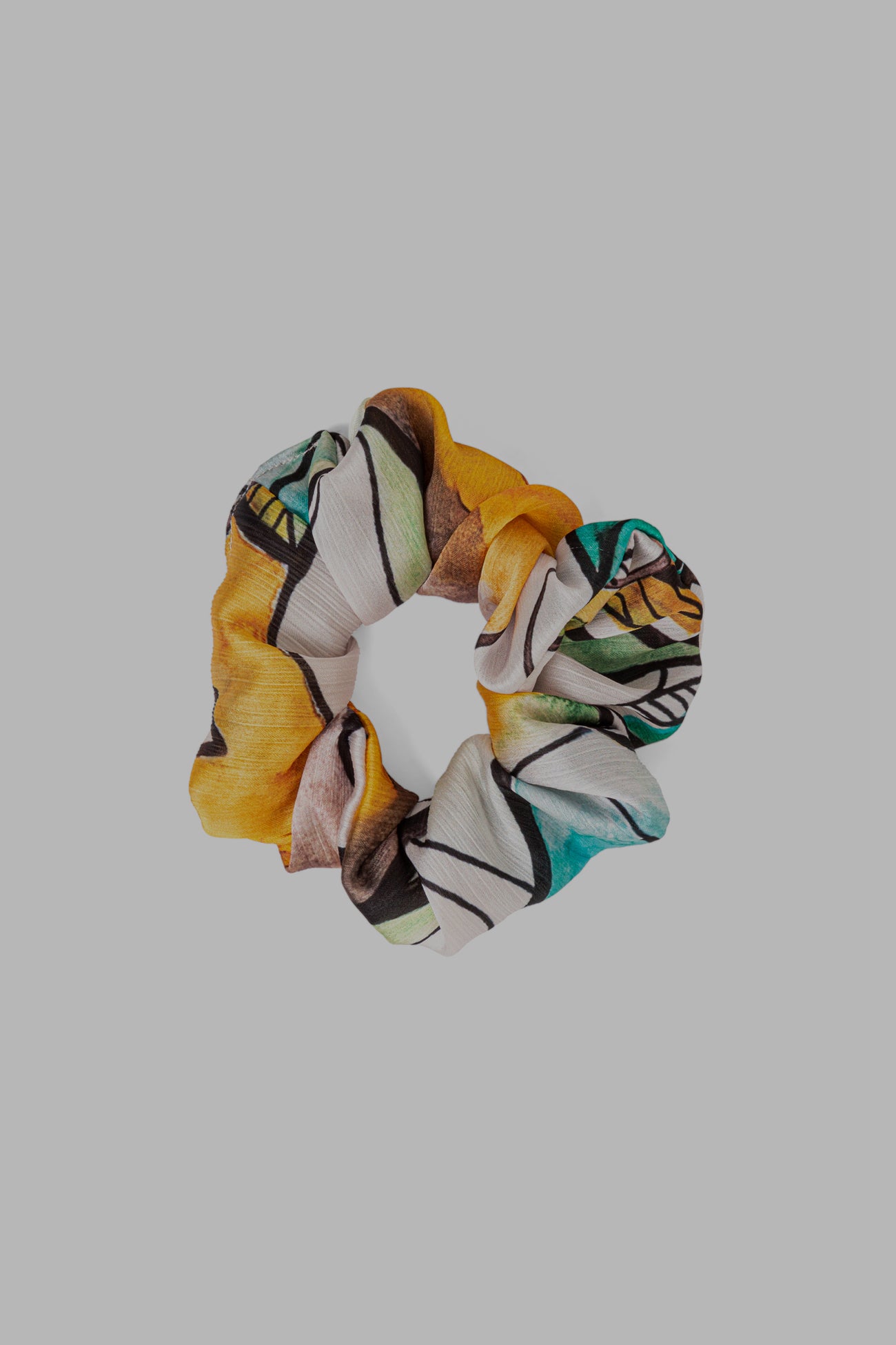 Scrunchie in Landscape print