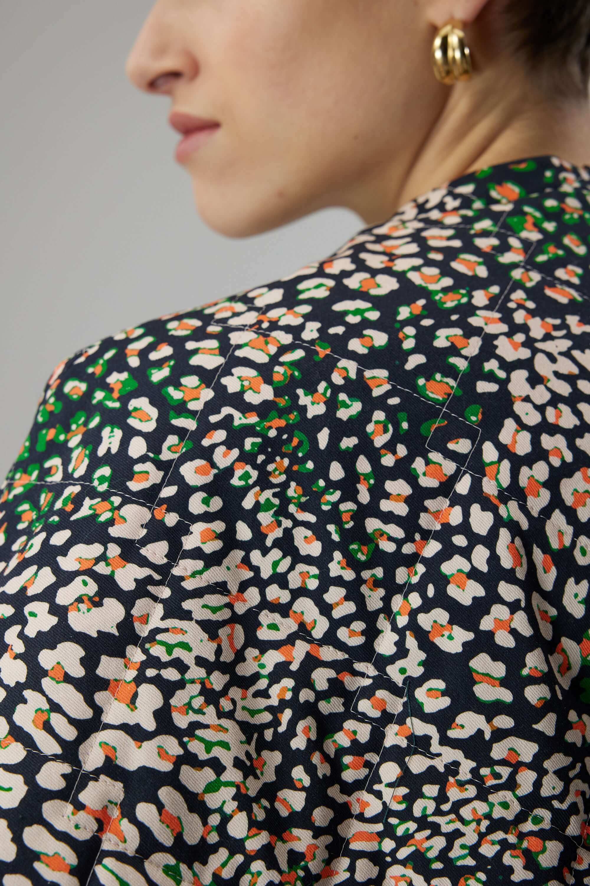 Harlem jumper in wild Leopard print