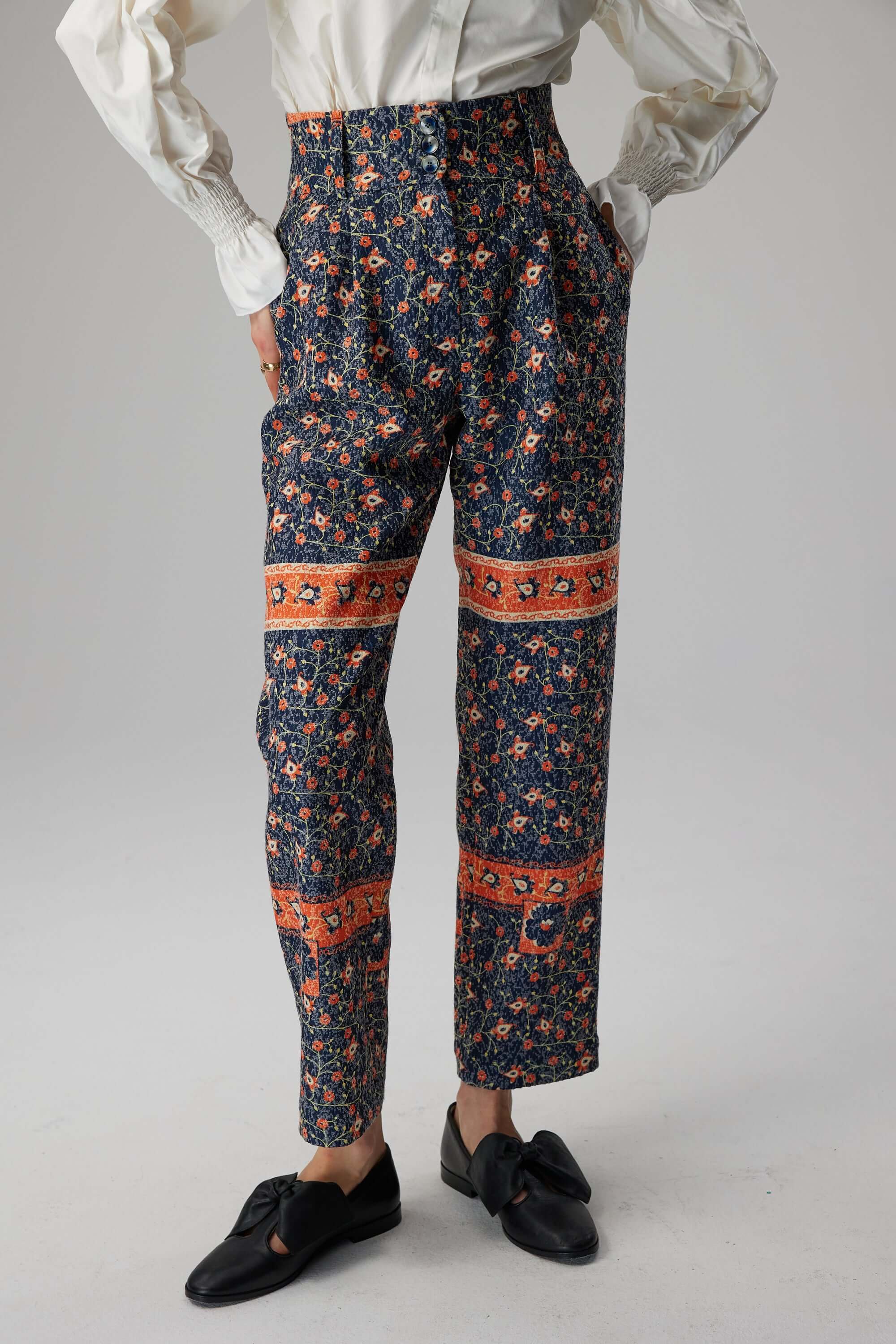 Jojo pants in Bourbon fabric