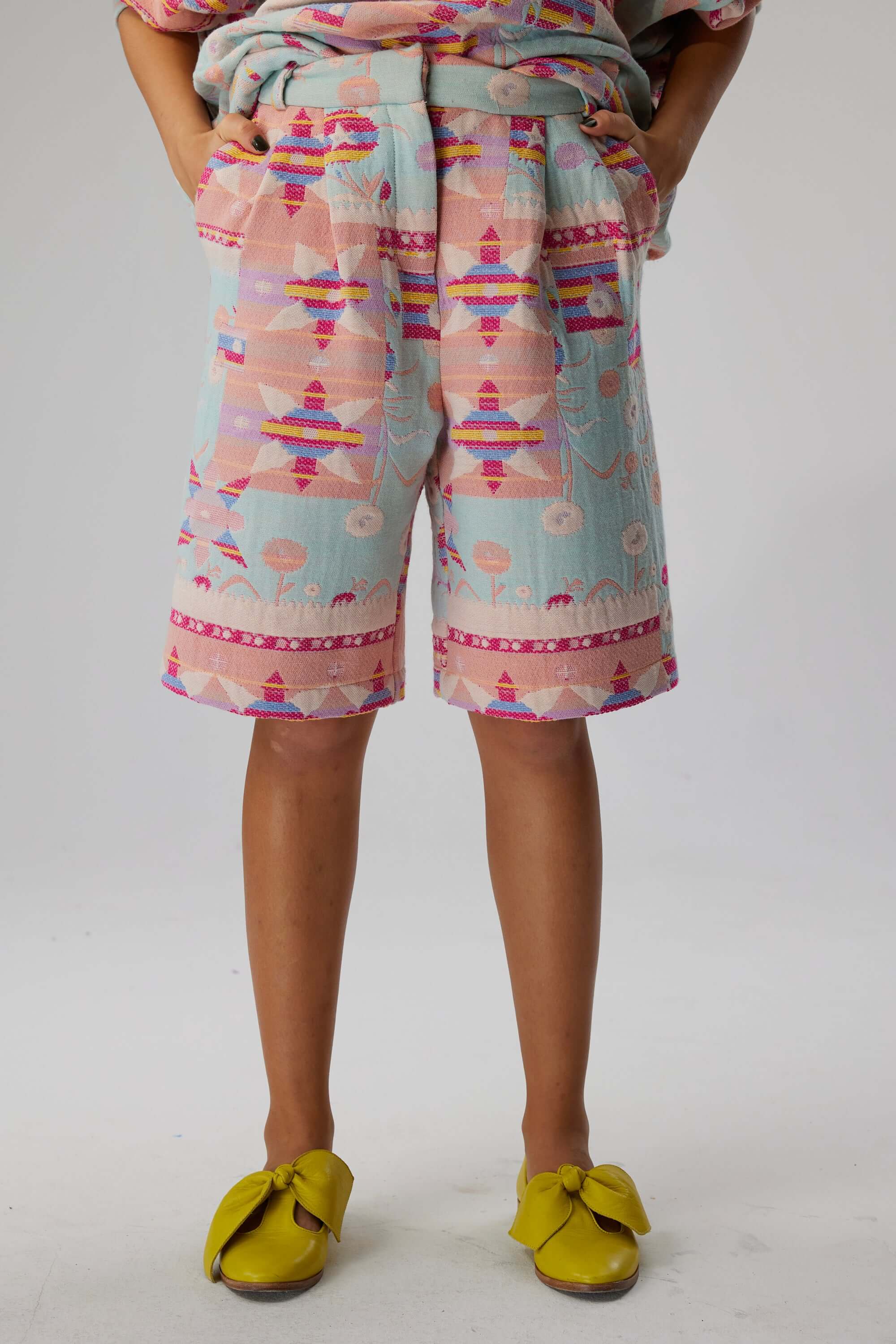 Moor bermuda in Pampelonne weave