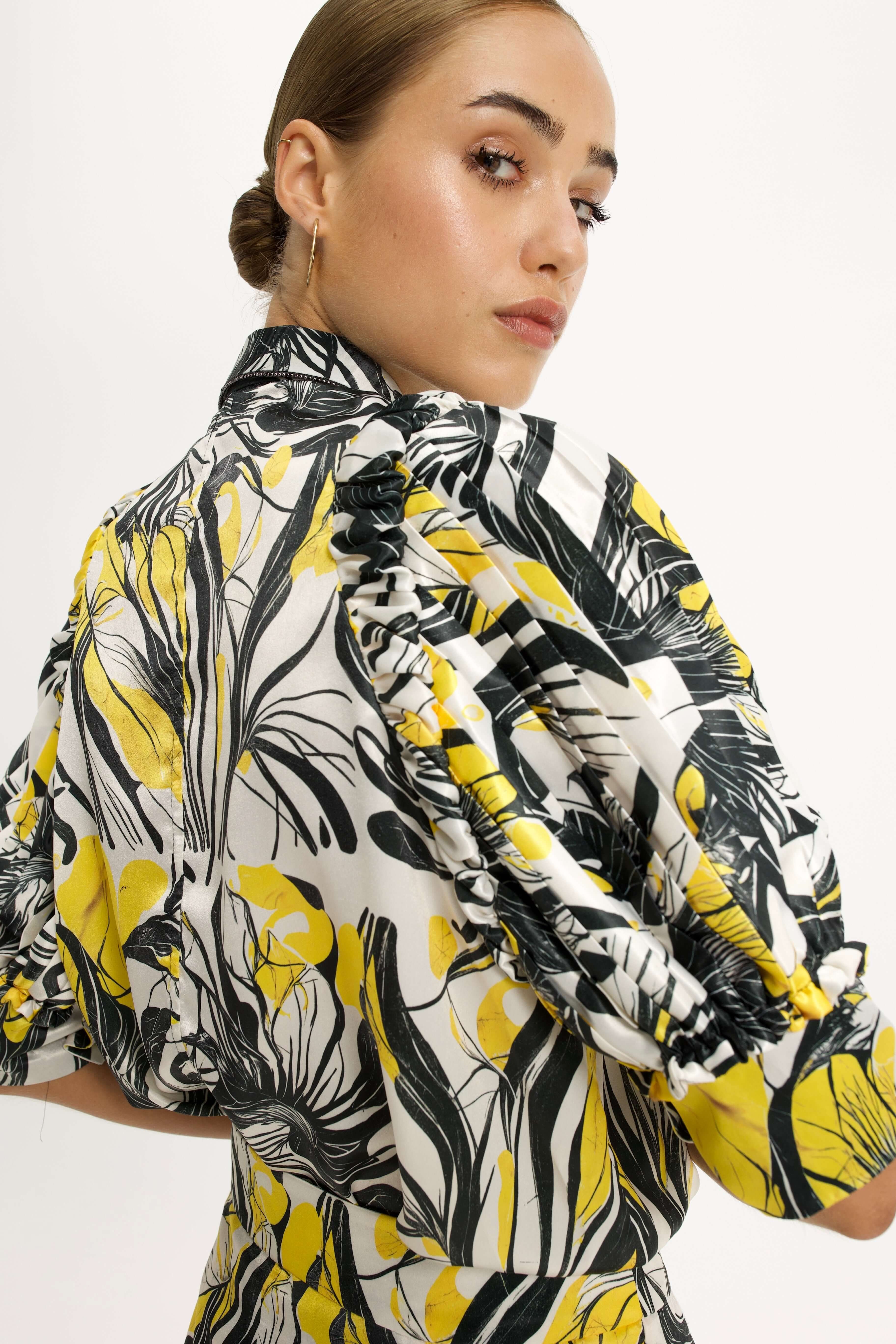 Lex Shirt in Seaweed In Motion Print