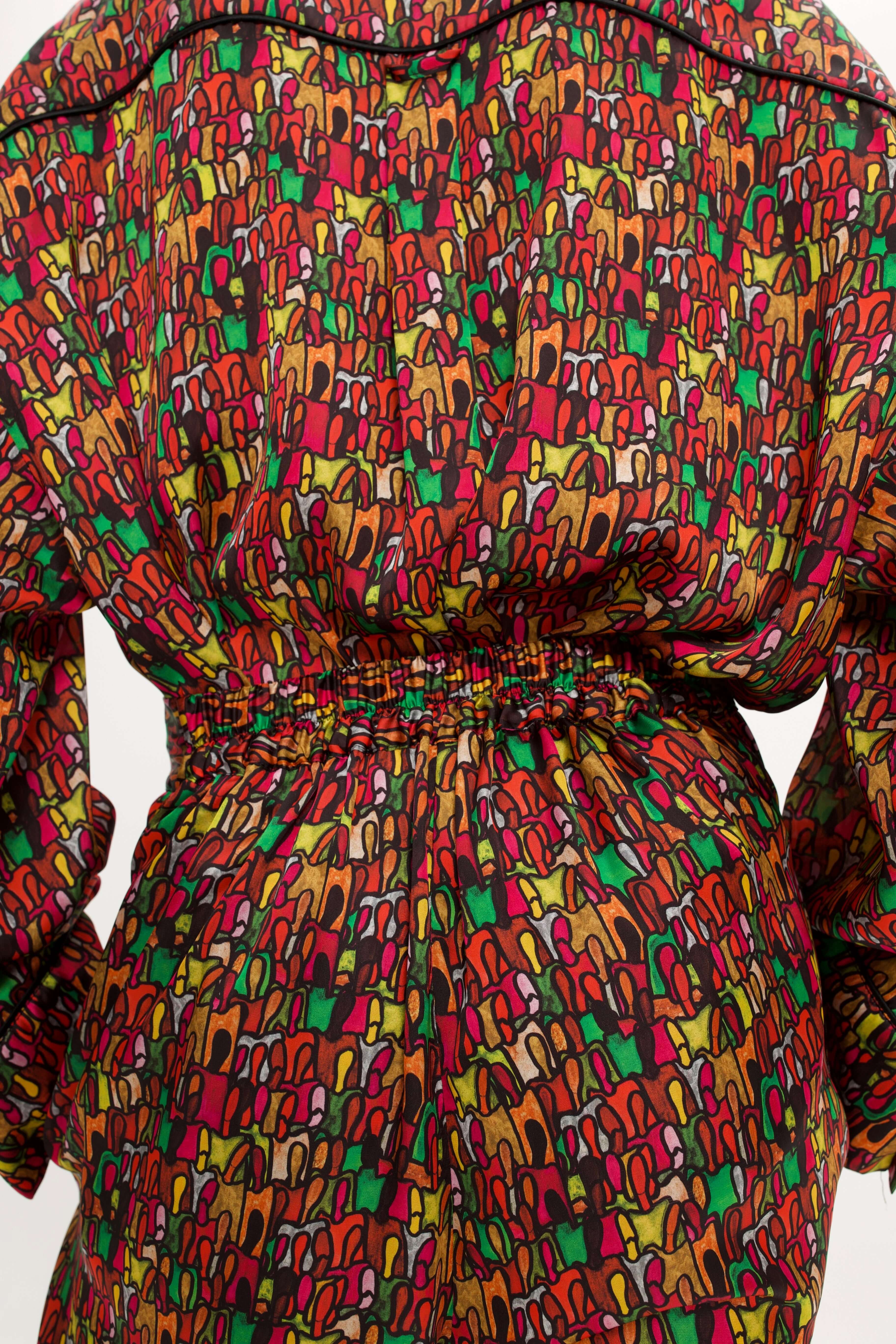 Spartacus Pants in Crowd Print