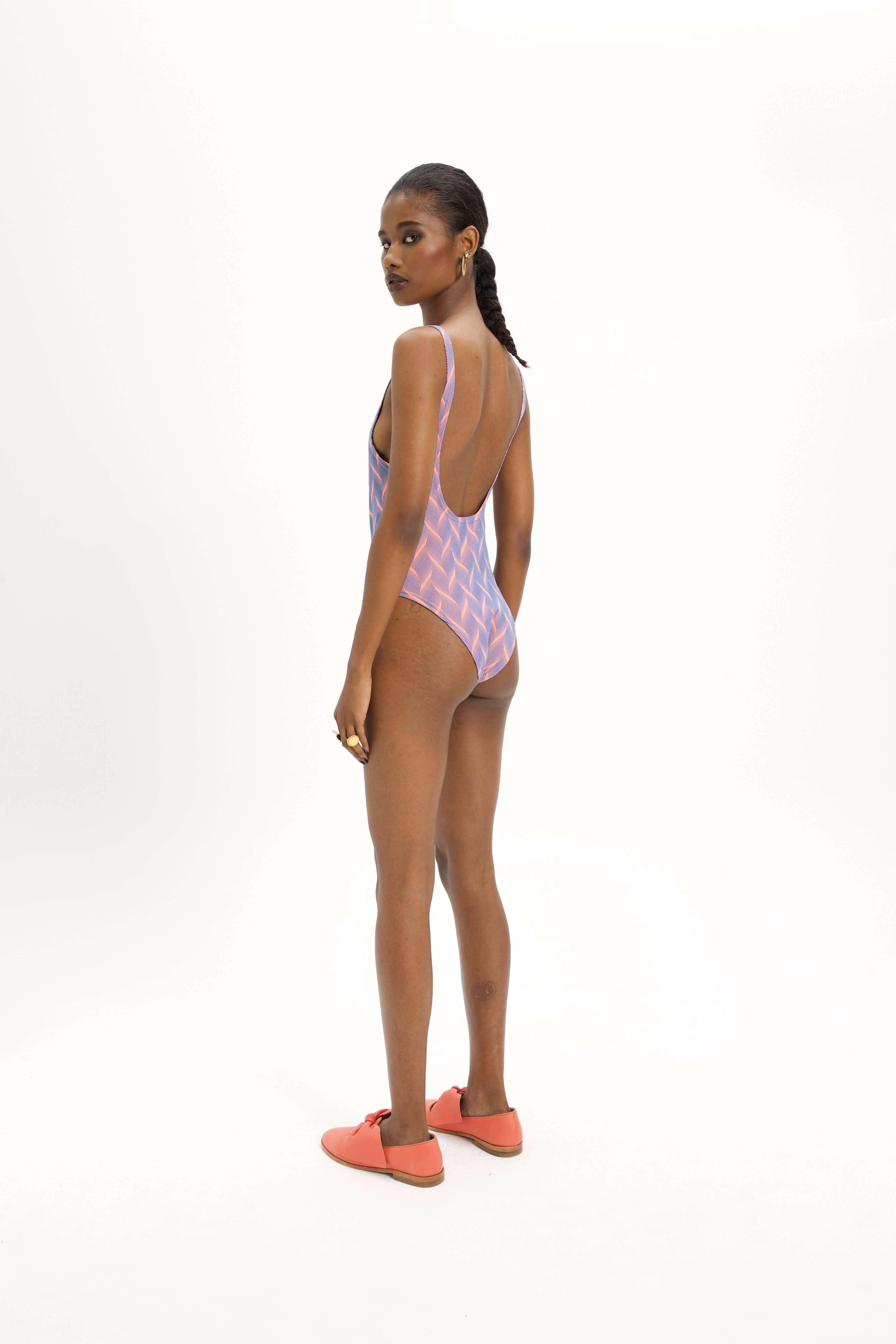 Otis Swimsuit in Quartz Jersey