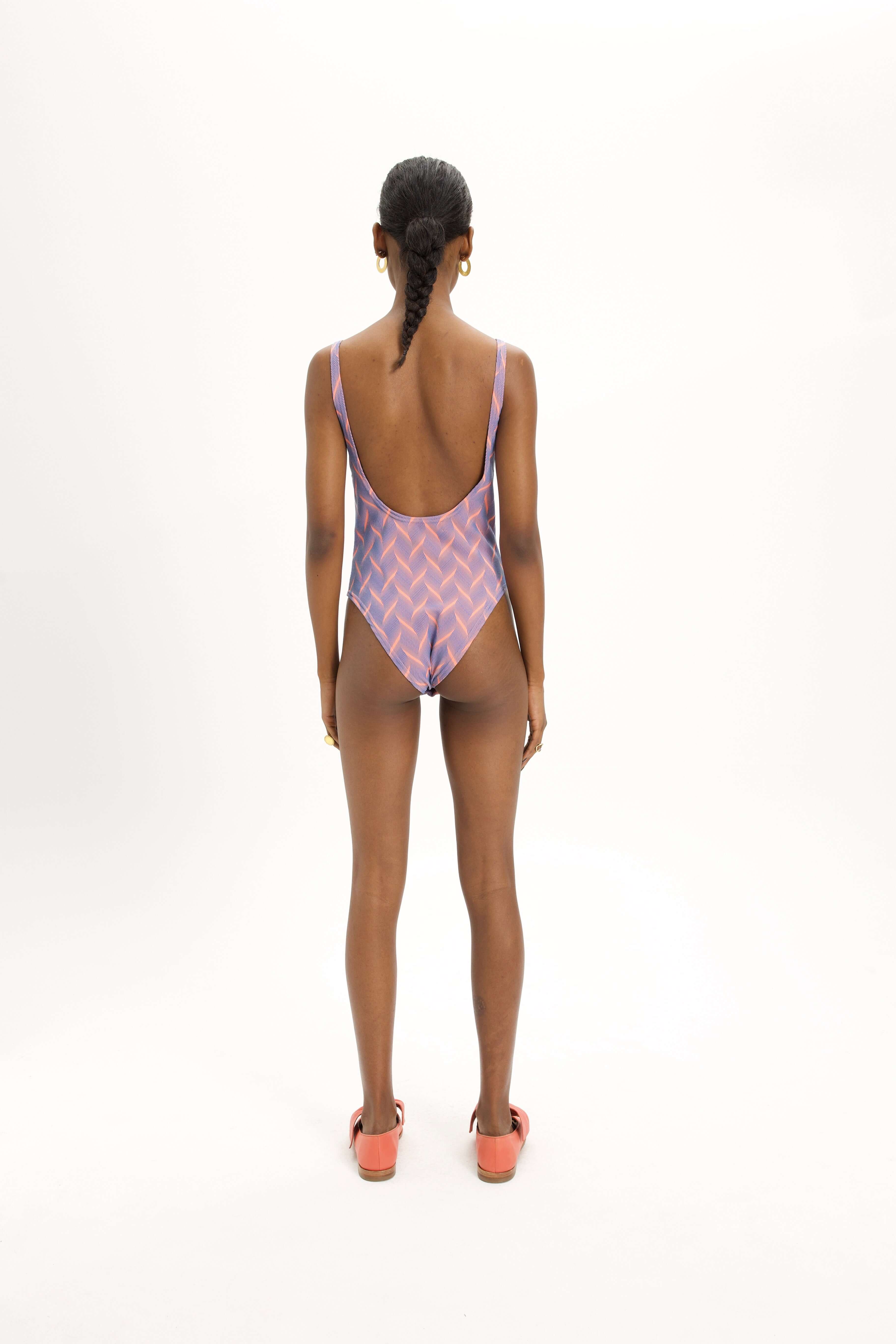 Otis Swimsuit in Quartz Jersey
