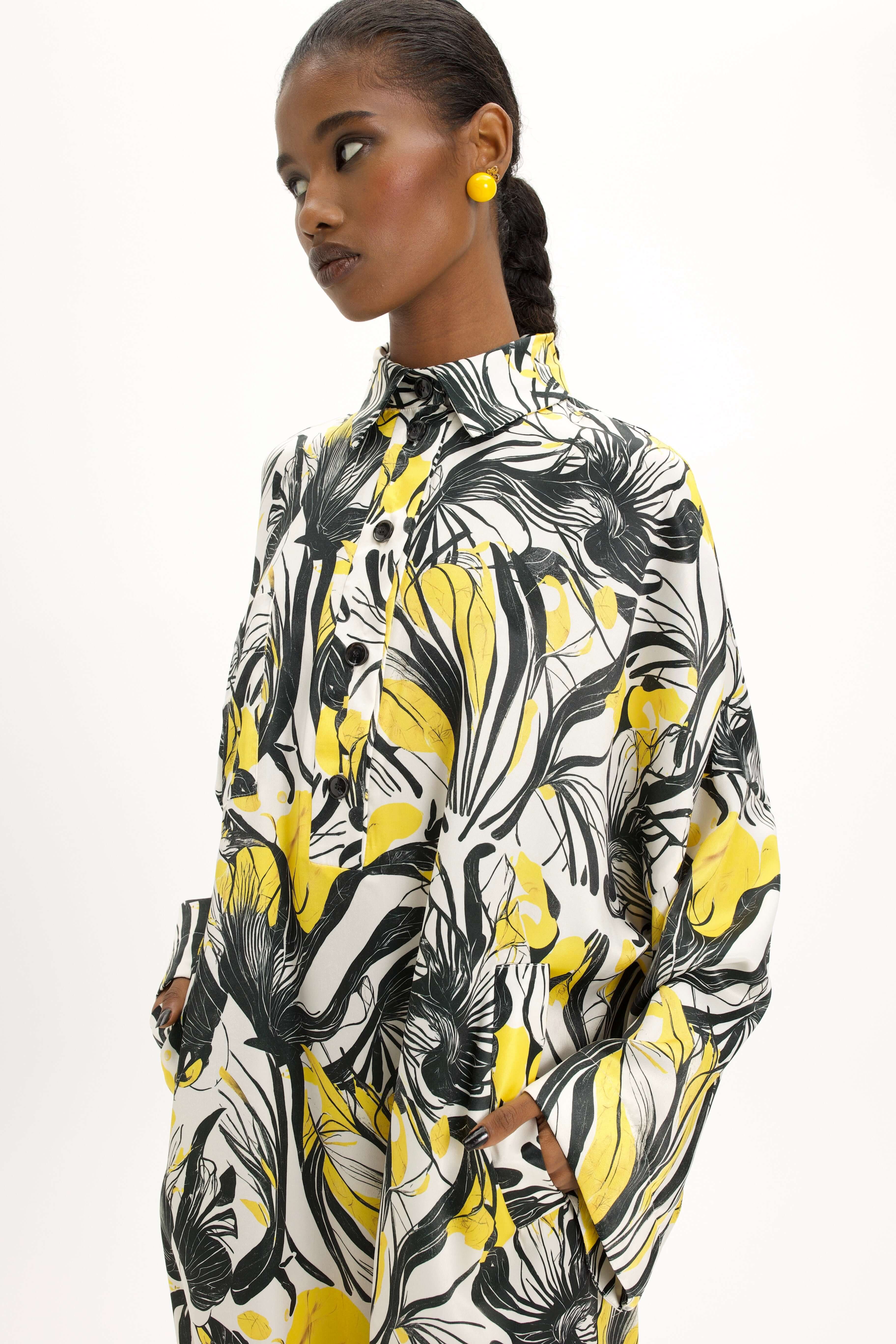 Milo Dress in Seaweed In Motion Print