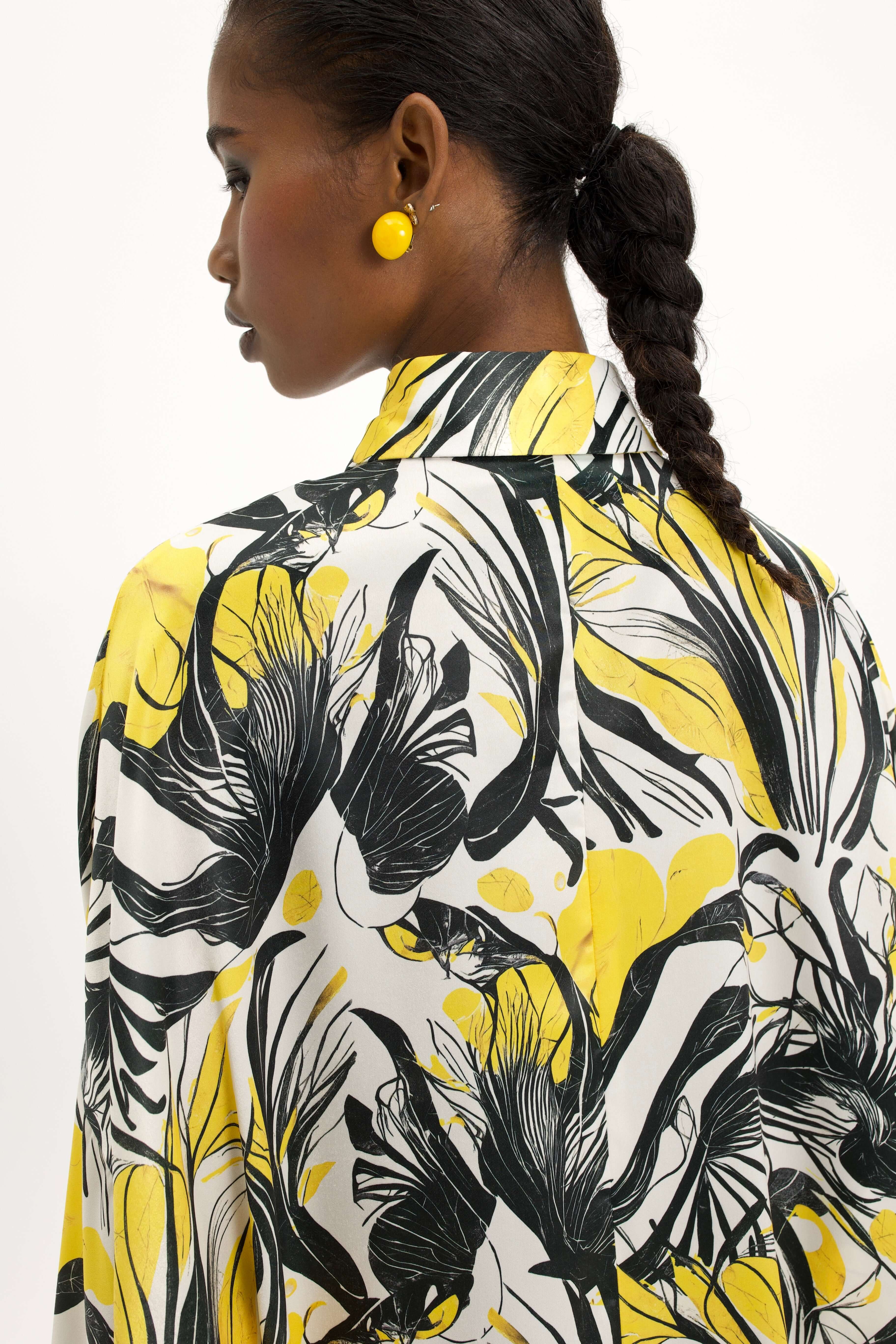 Milo Dress in Seaweed In Motion Print