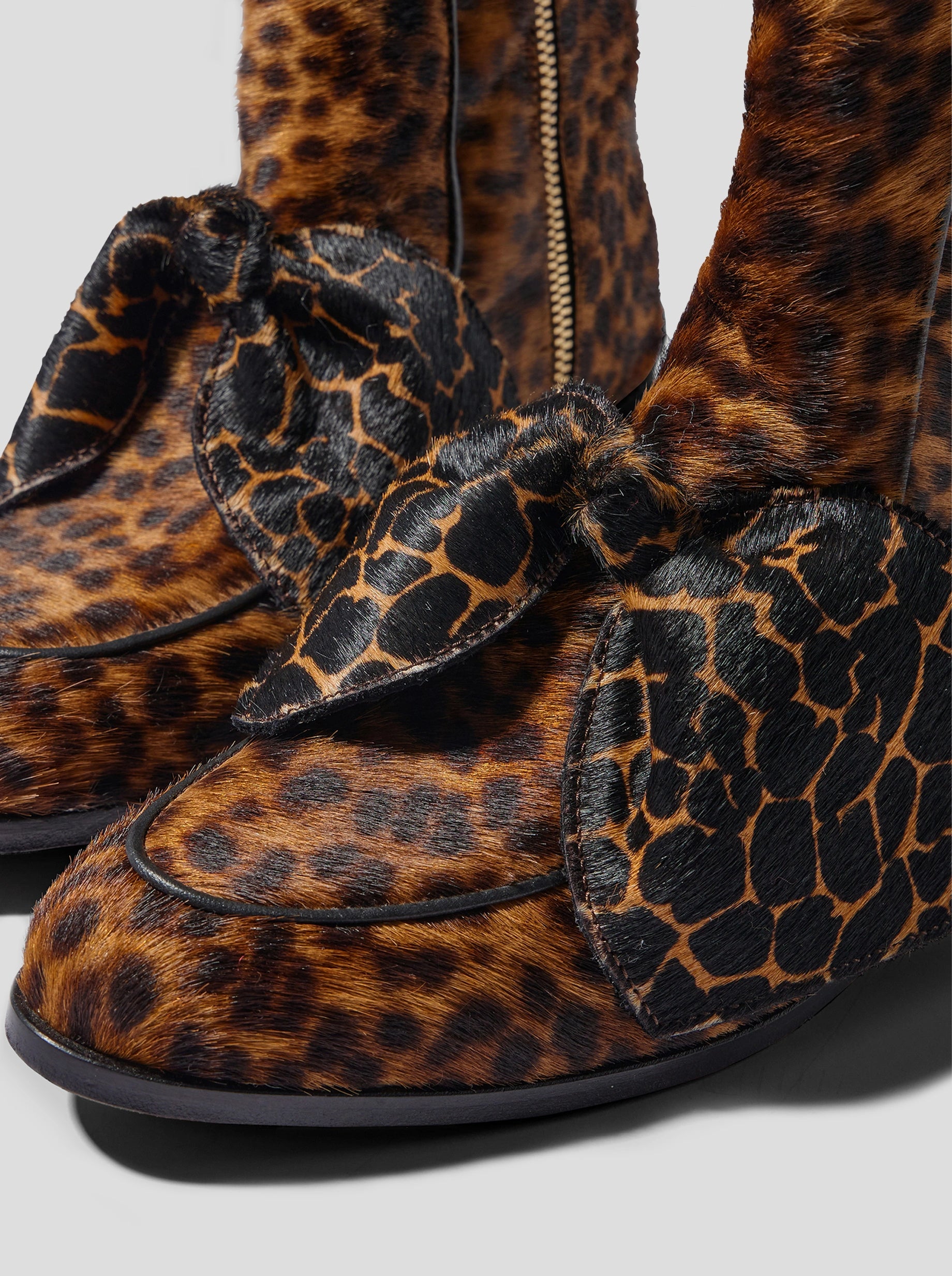 BB Boots in Leopard & Giraffe Printed Leather