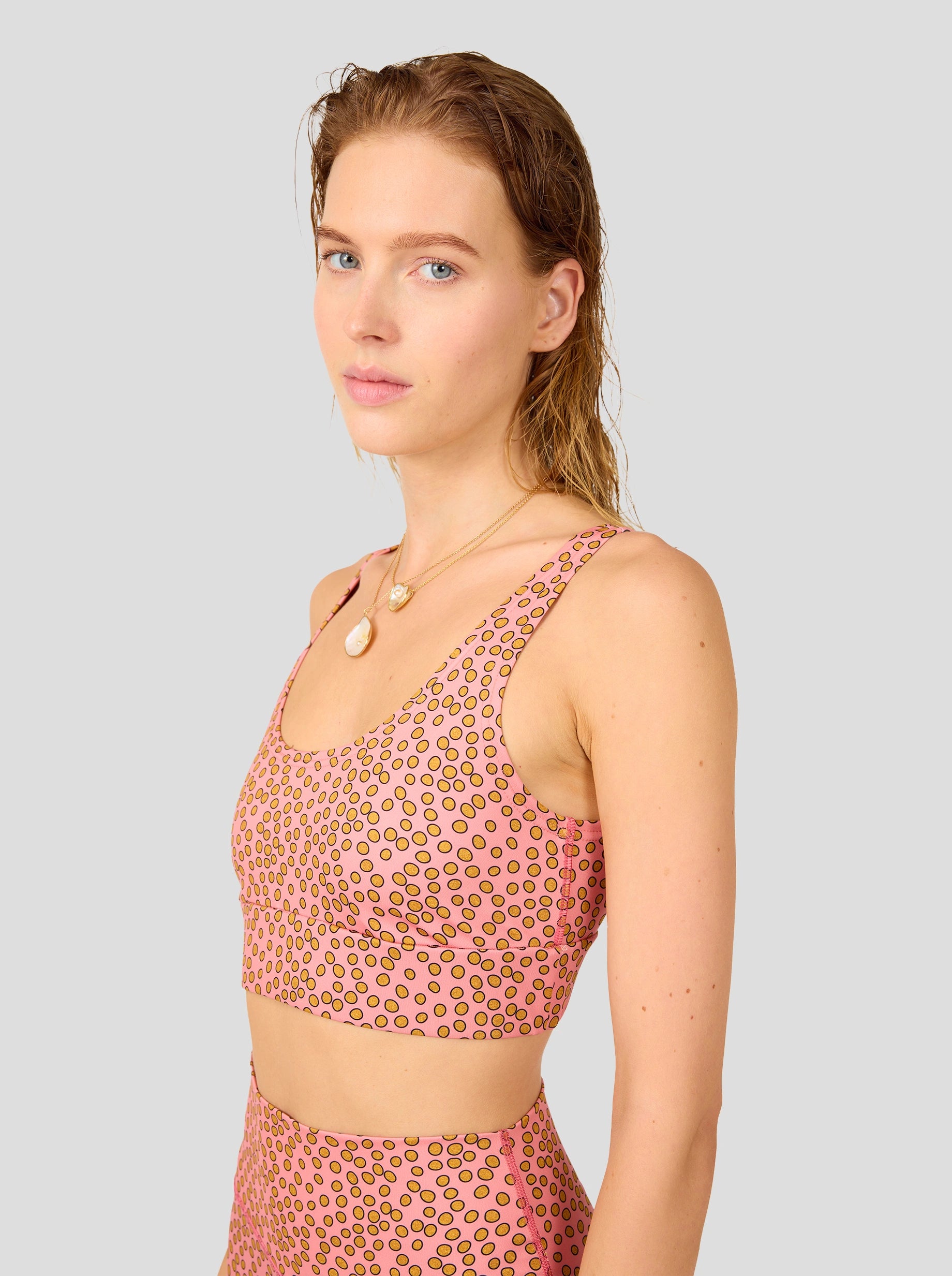 BRASSIERE BORIS IN CANYON CLAY MESSY DOTS PRINT