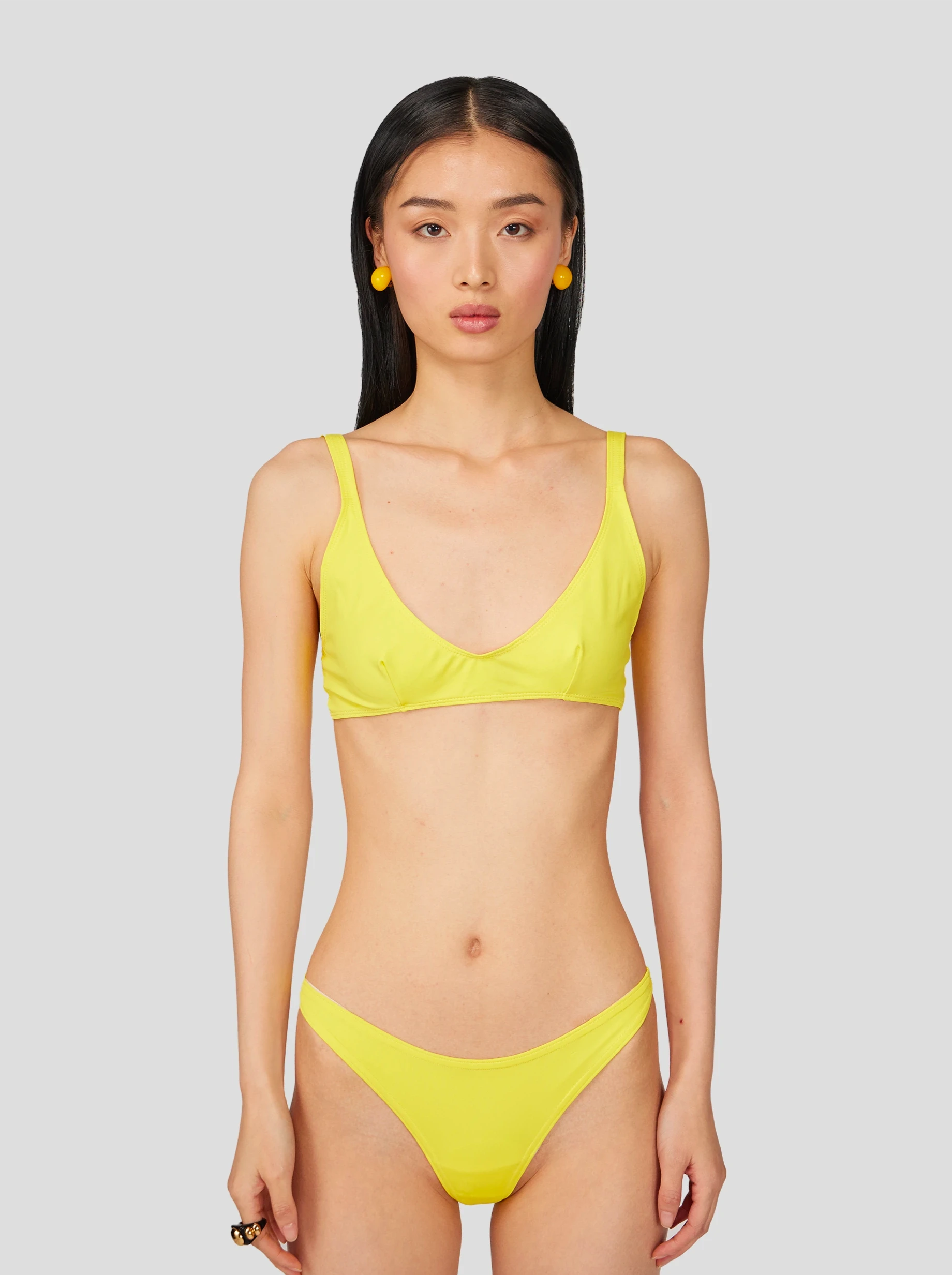 Gala Bottom Swimsuit in Yellow Arnica