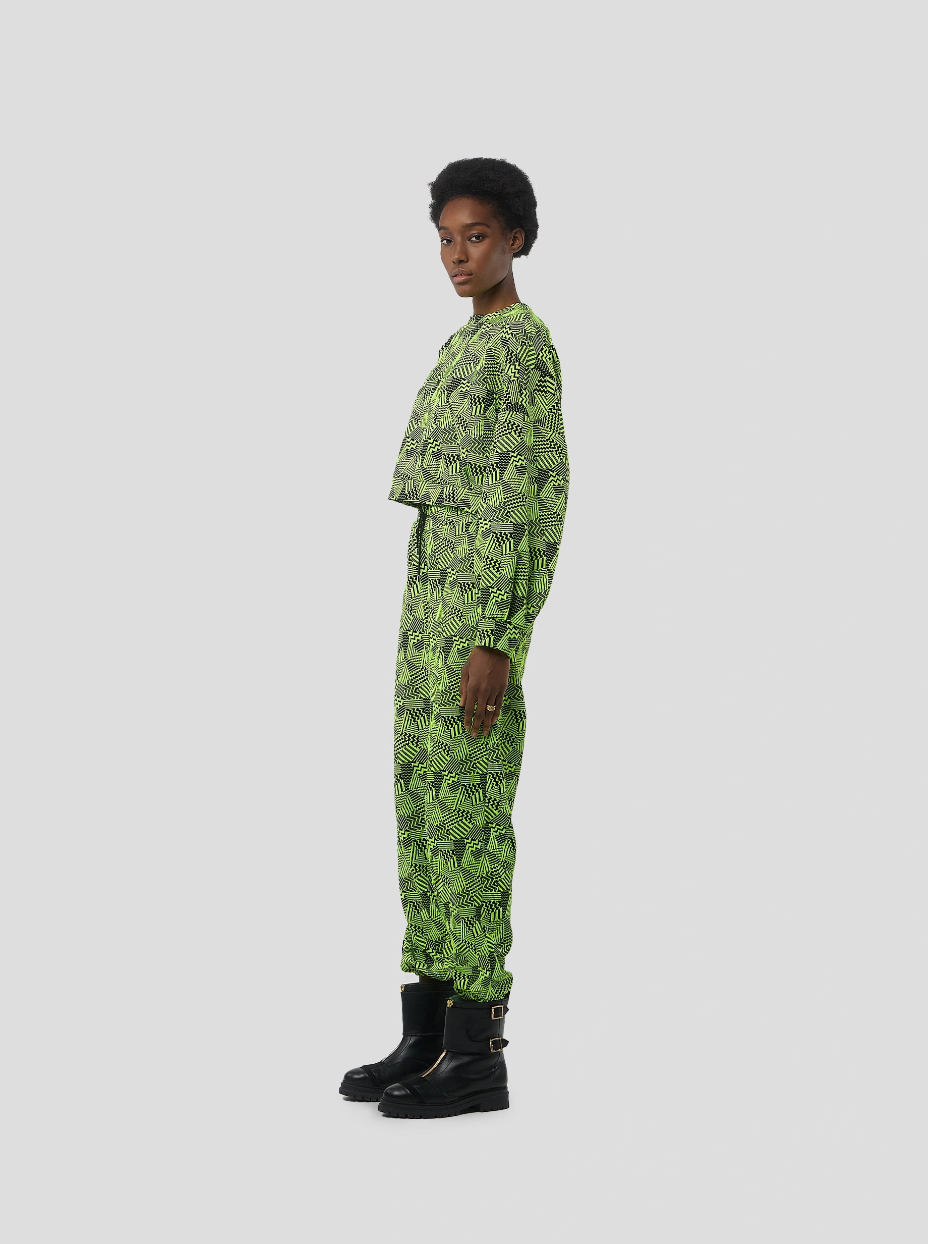 Kiara Sweatpants in Neon Citrus Fizz