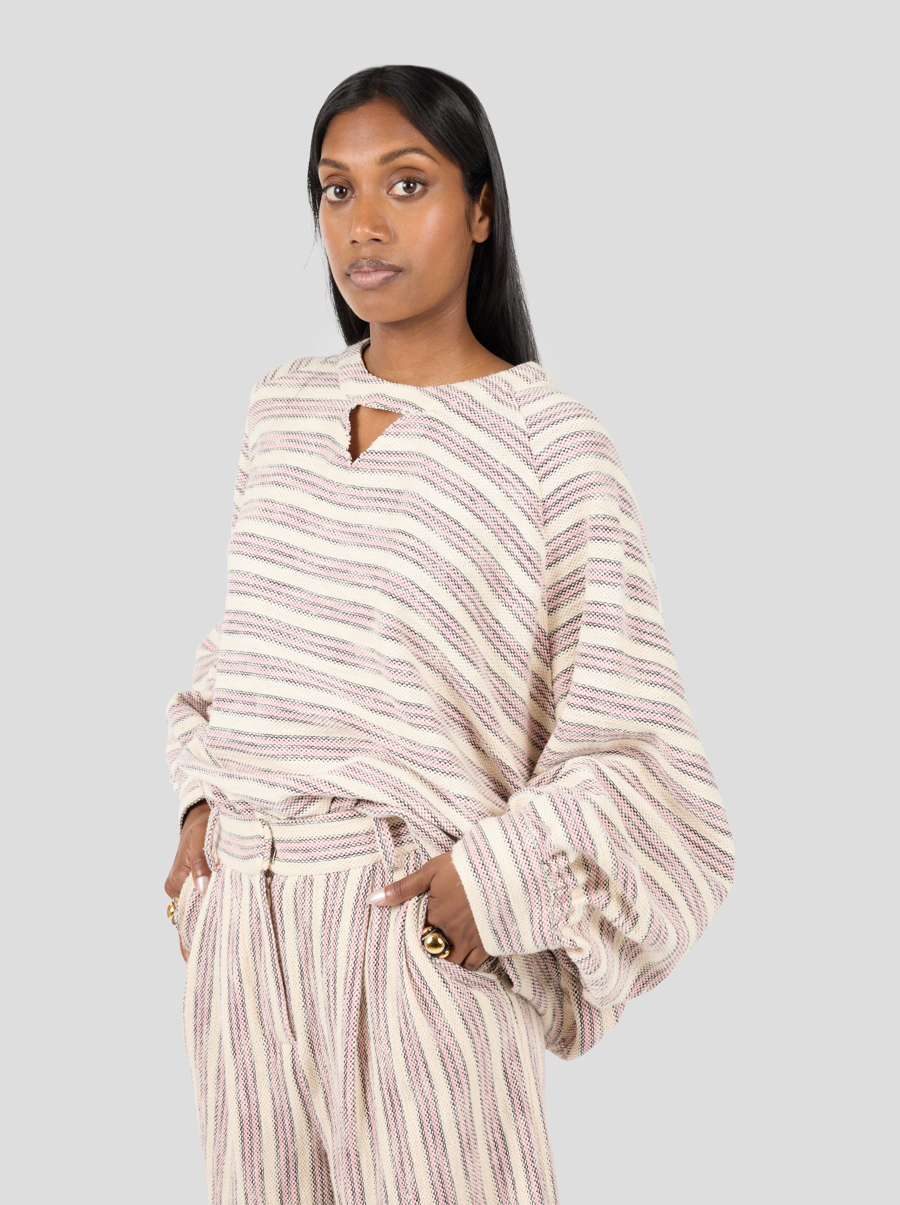 Moor Bermuda in Mississippi Stripes