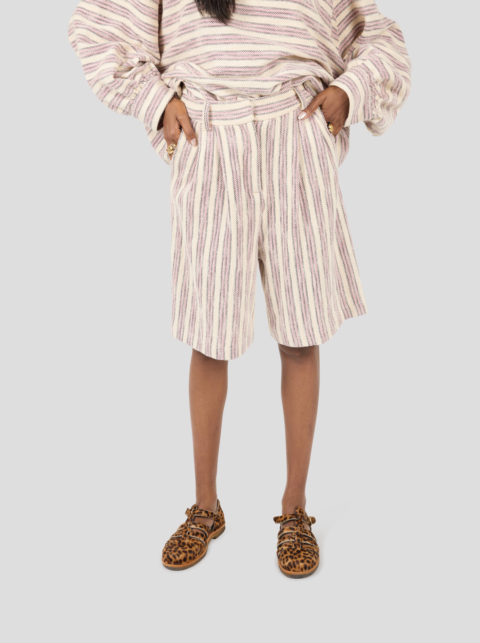 Moor Bermuda in Mississippi Stripes