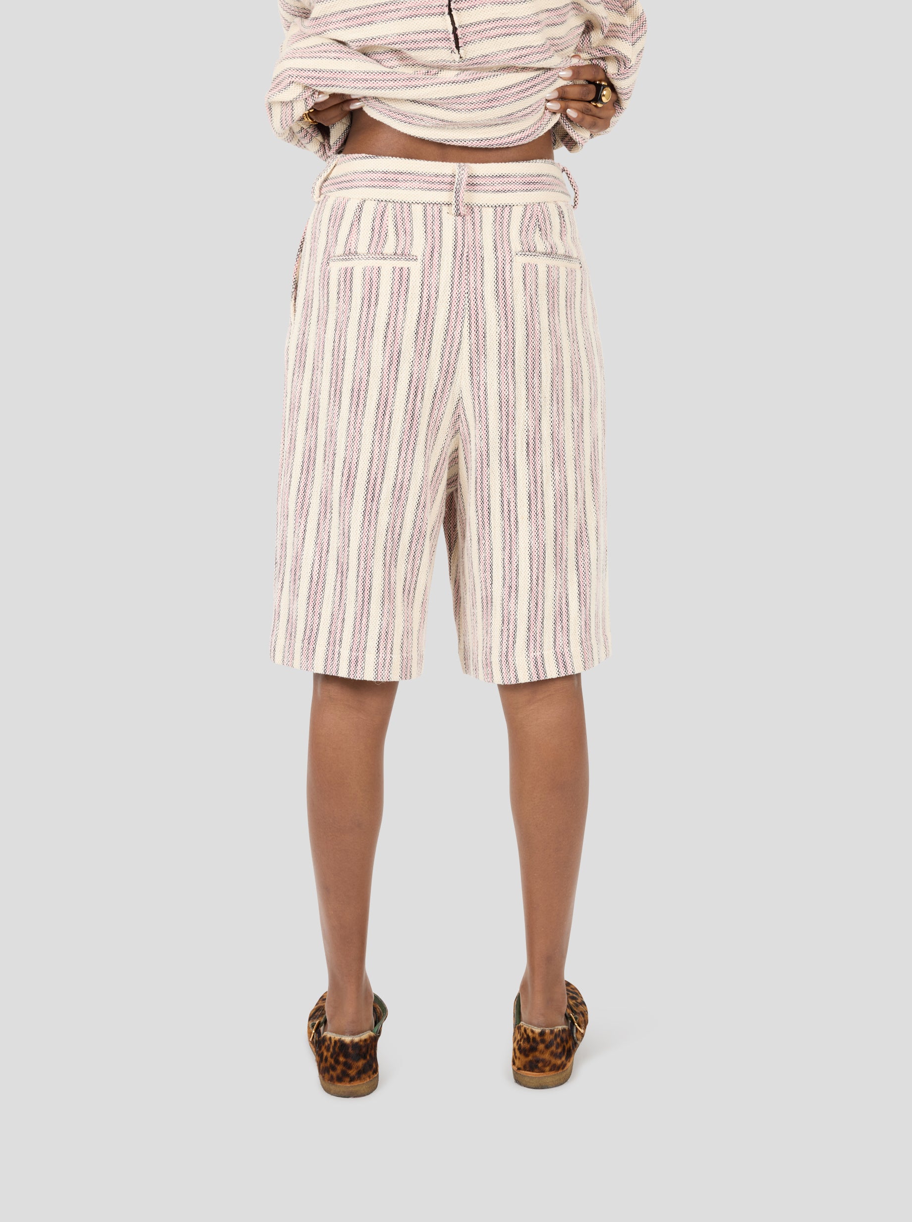 Moor Bermuda in Mississippi Stripes