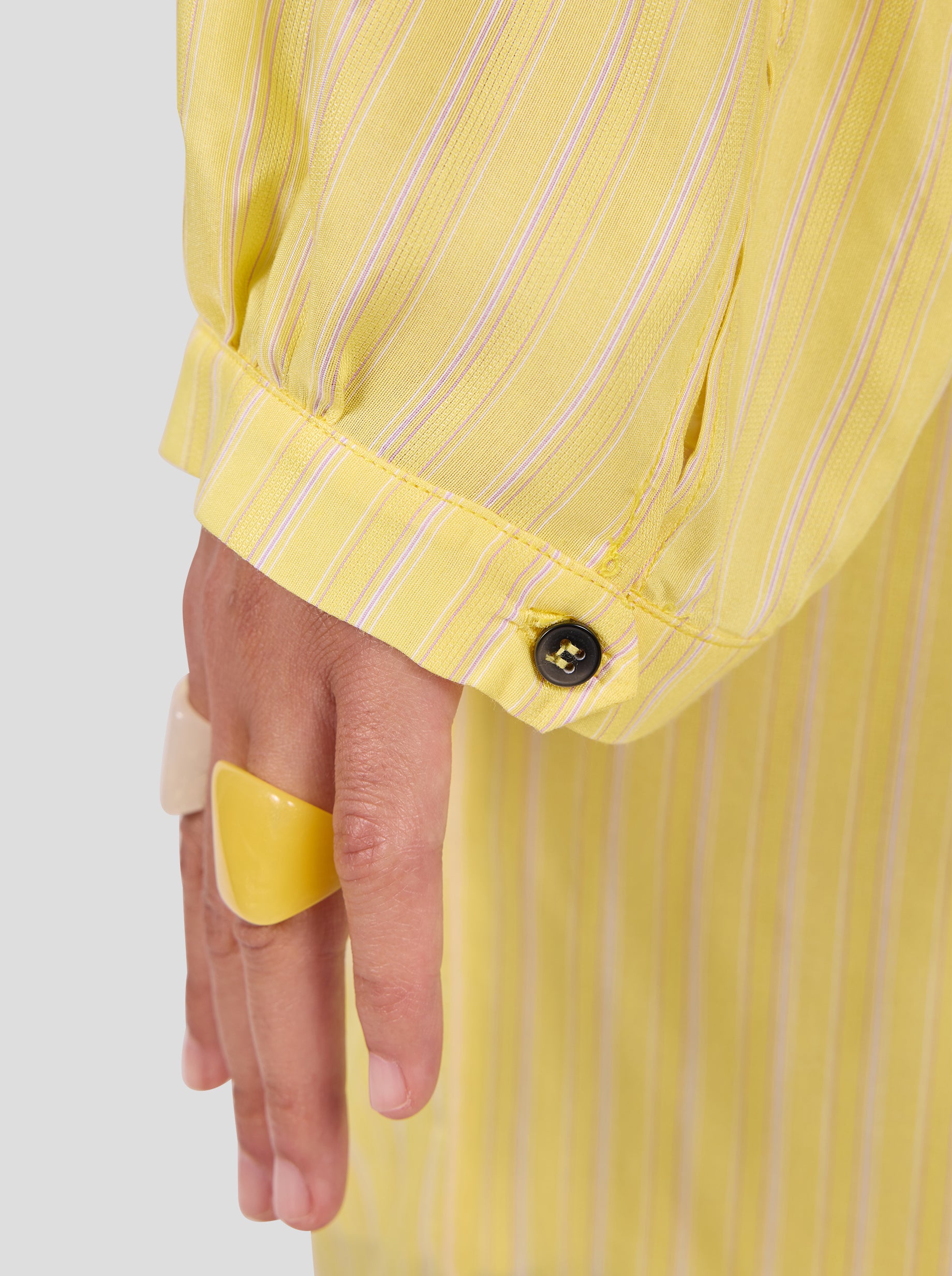 Buffalo Shirt in Limoncello Stripes