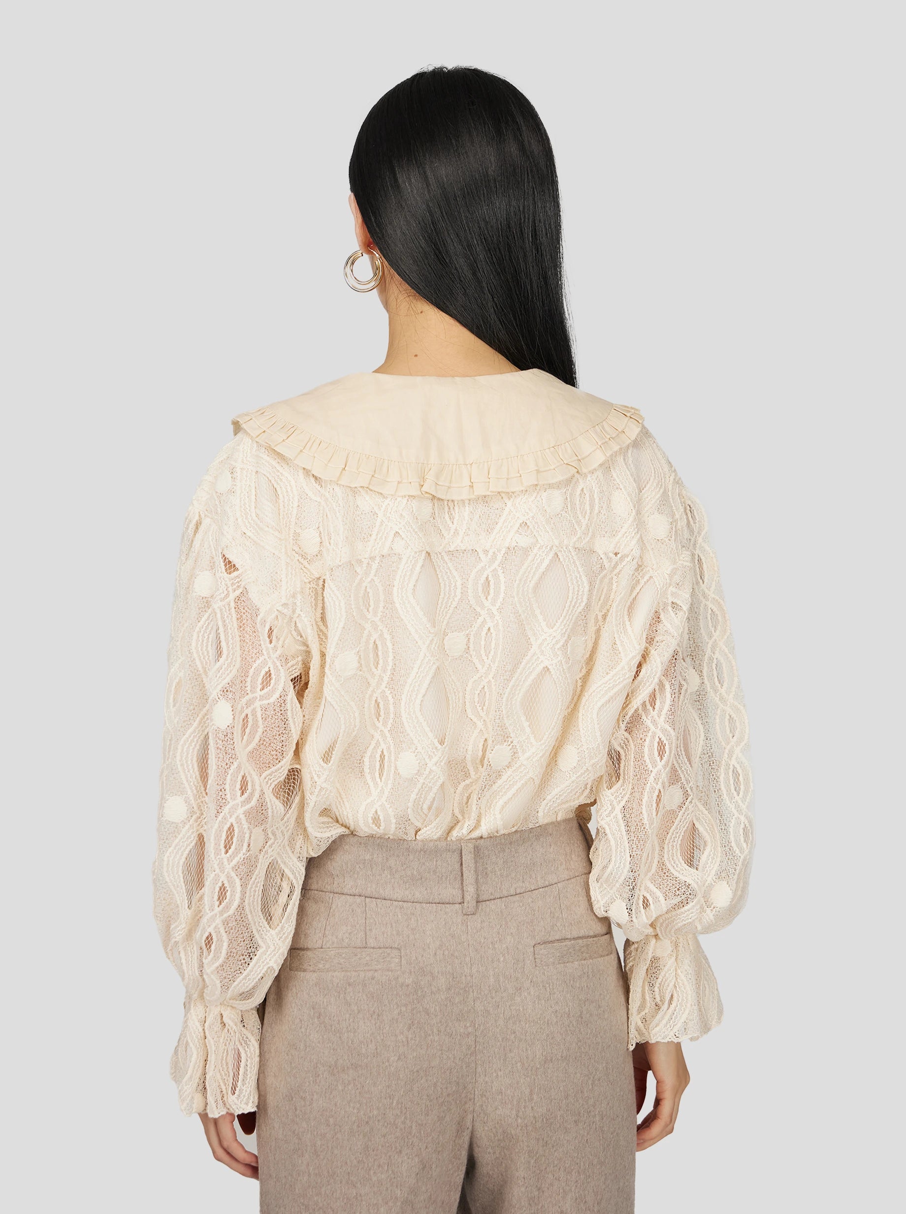 Trigaliere Shirt in Shetland Lace