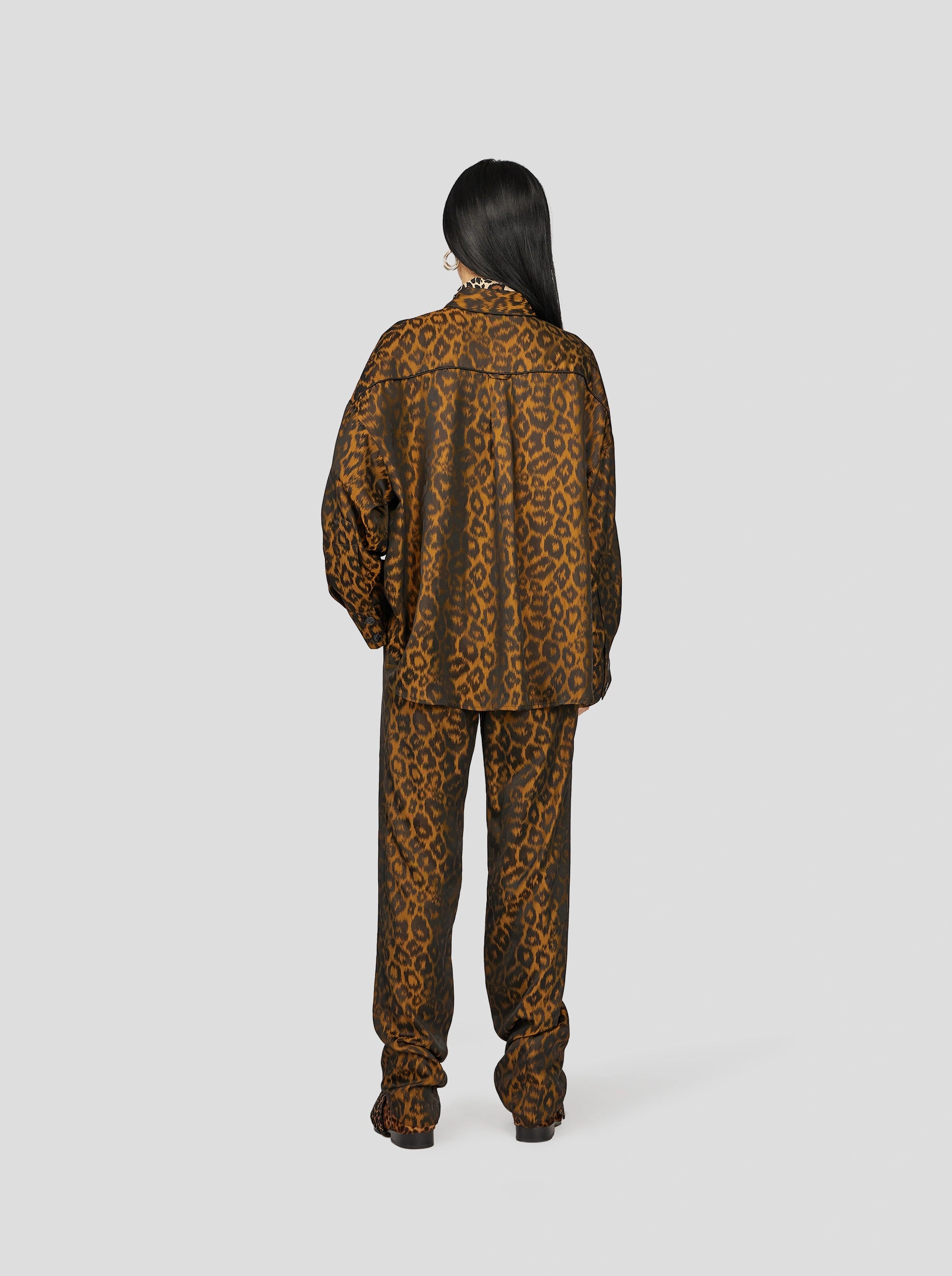 ASTRÉE SHIRT IN BRONZE LEOPARD