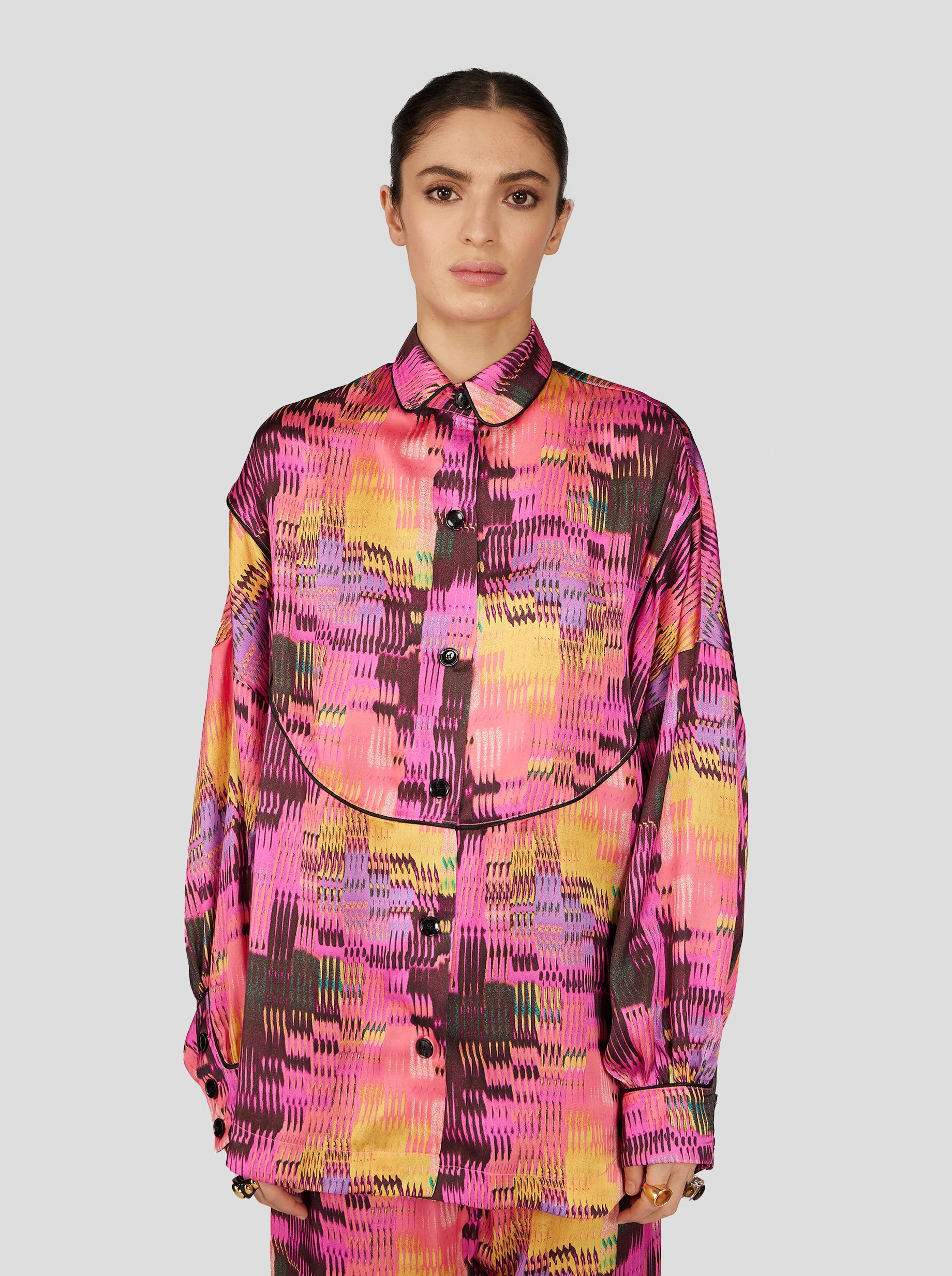 TASMAN SHIRT IN WINDOWS PRINT