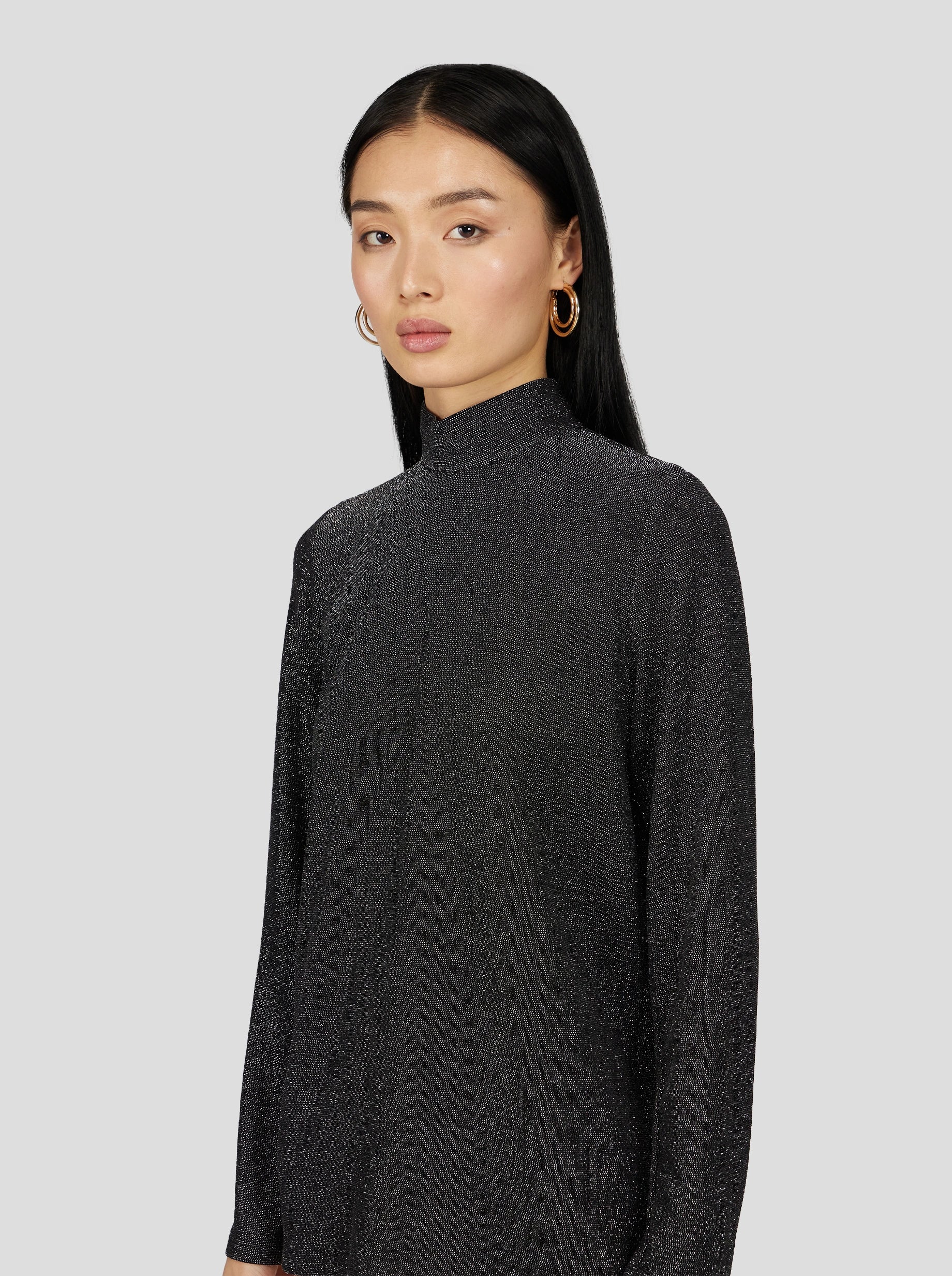 COME TOP IN CONSTELLATION SUILVER KNITT