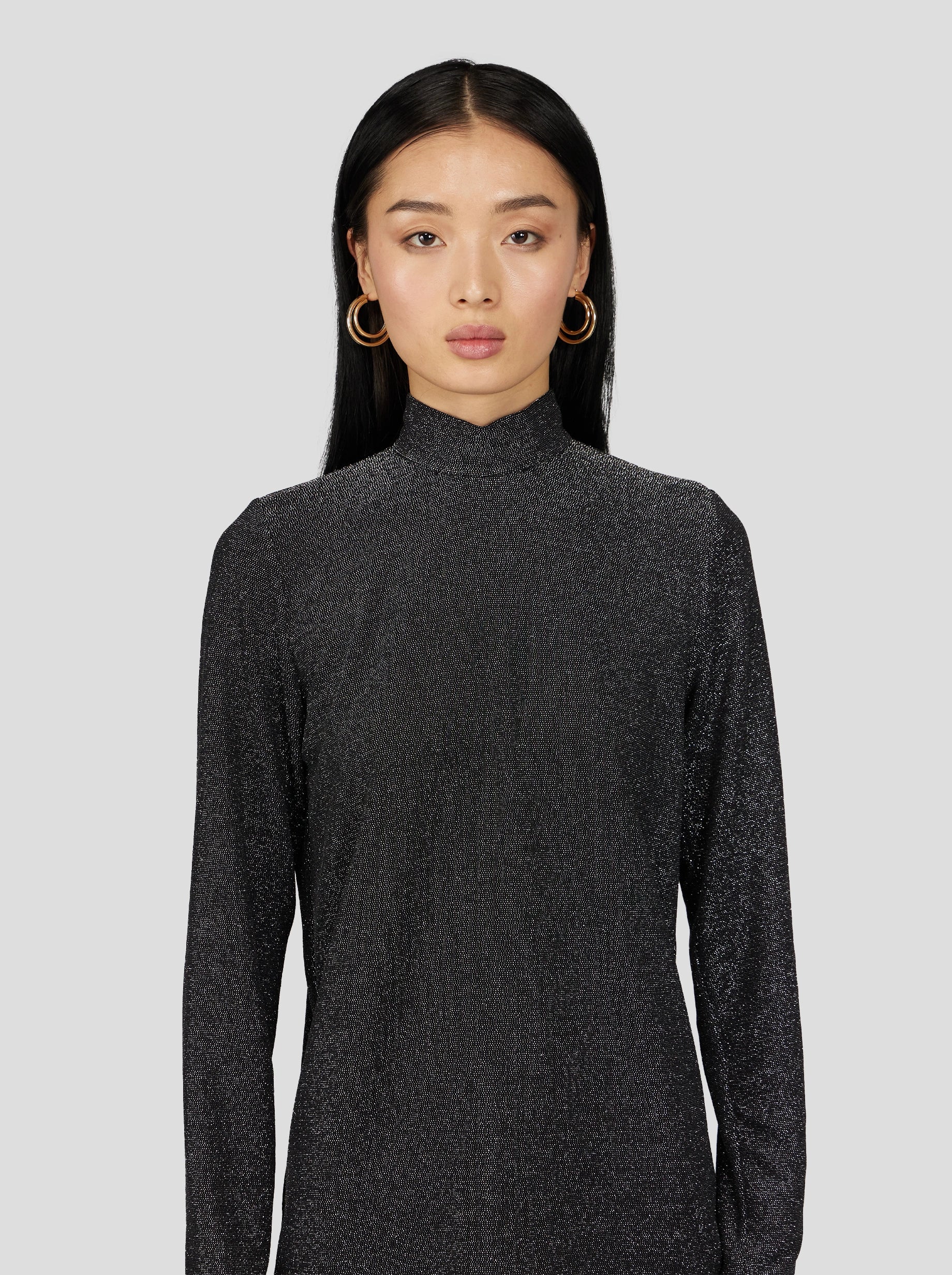 COME TOP IN CONSTELLATION SUILVER KNITT