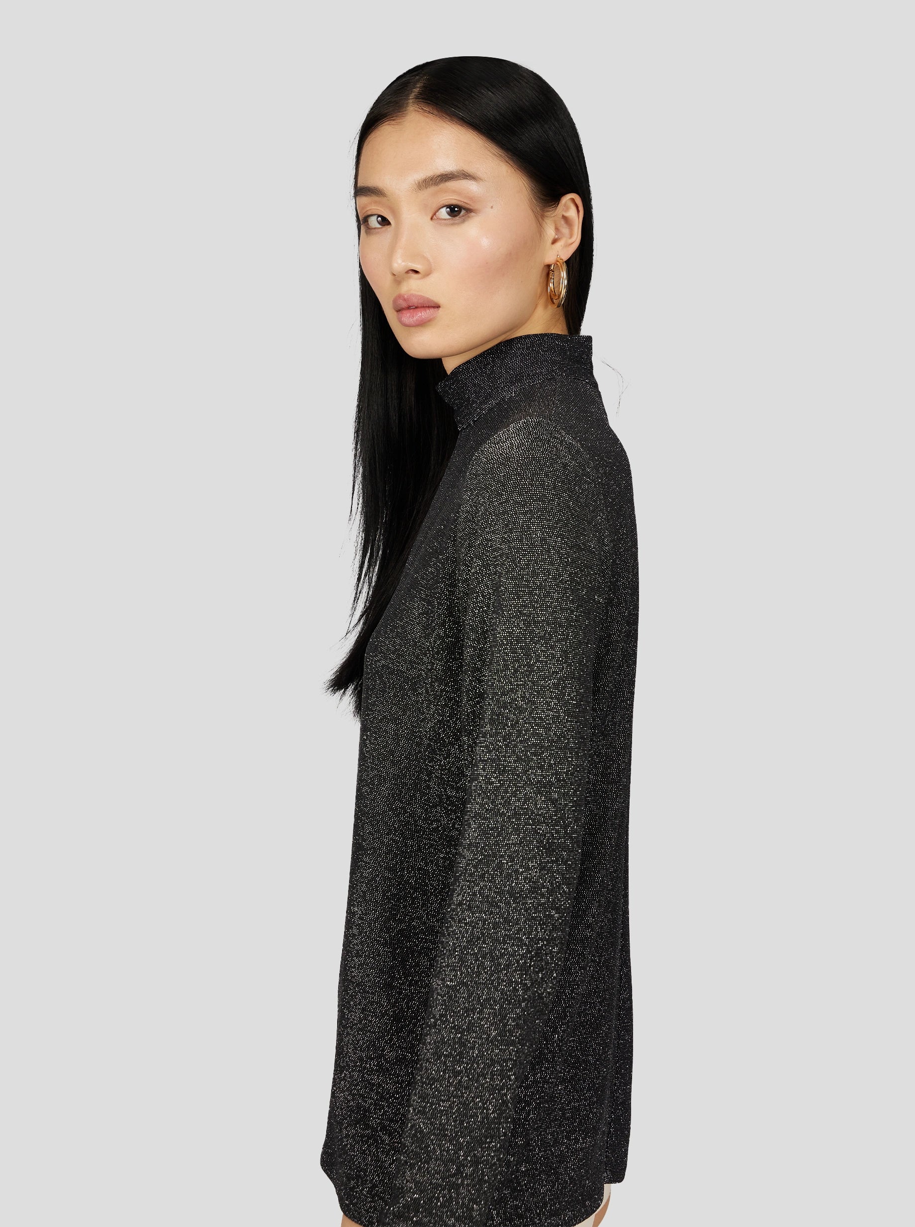 COME TOP IN CONSTELLATION SUILVER KNITT