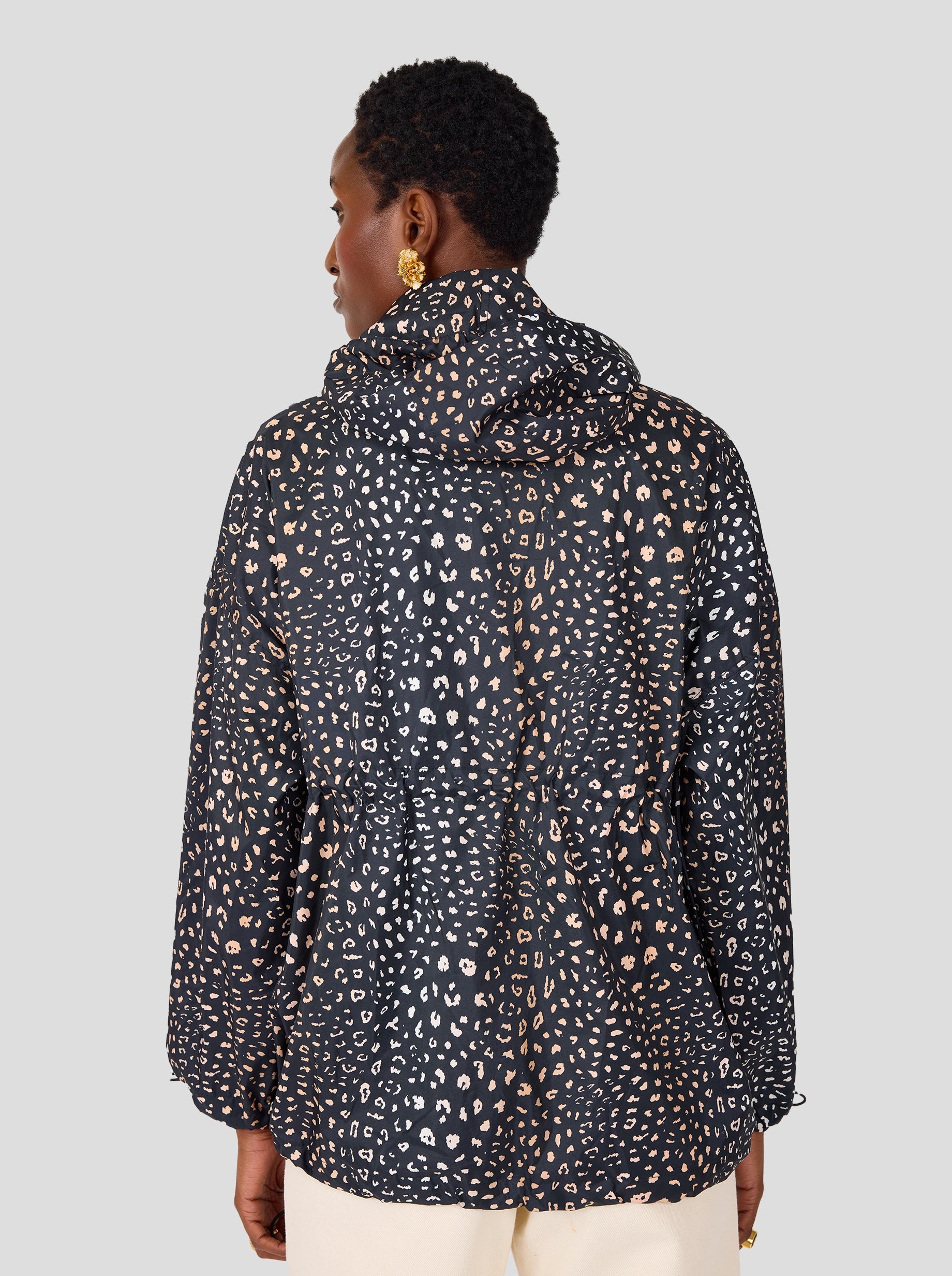 Tony windjacket in Leopard print