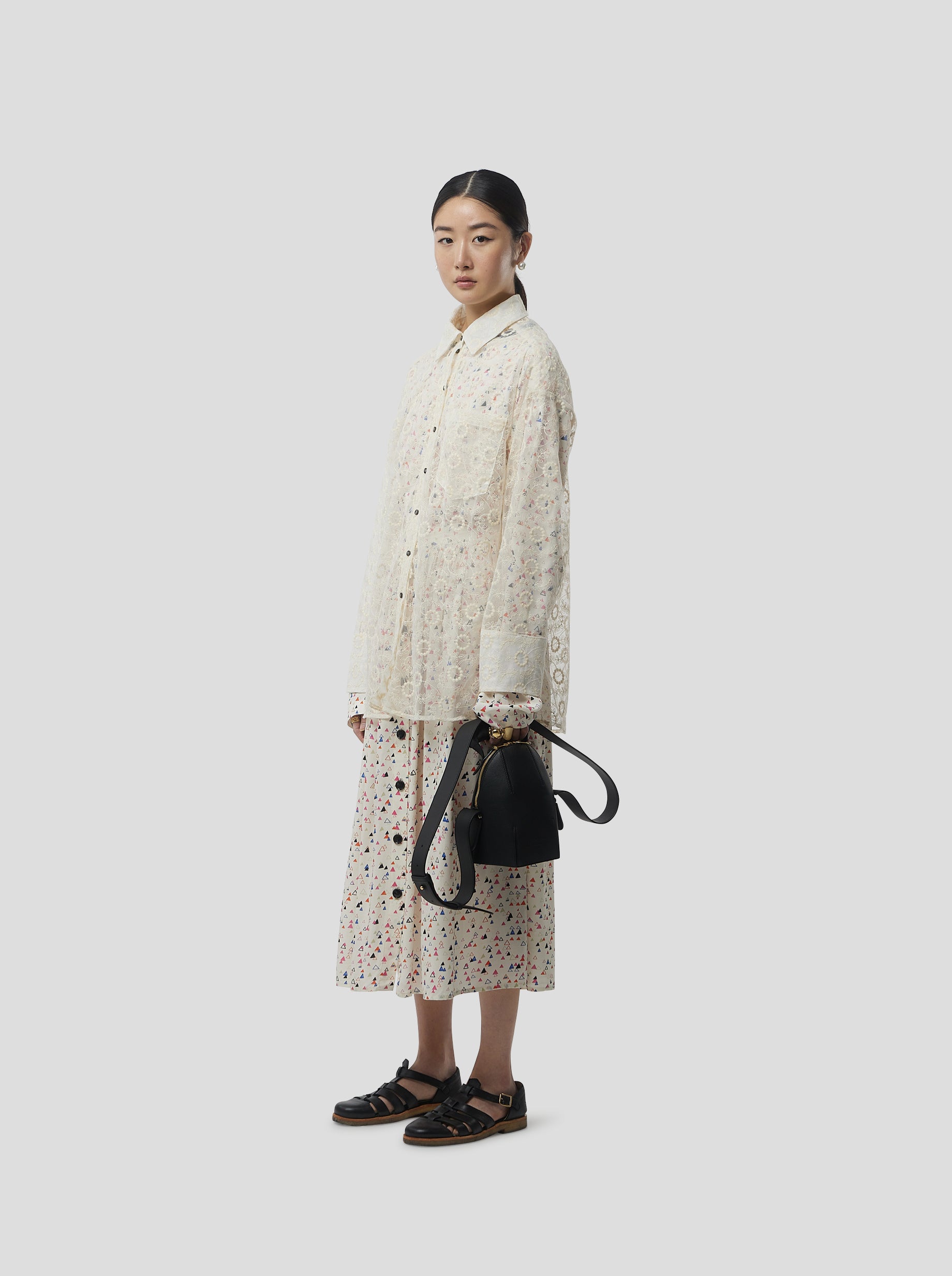 Rover shirt in Ecume Lace