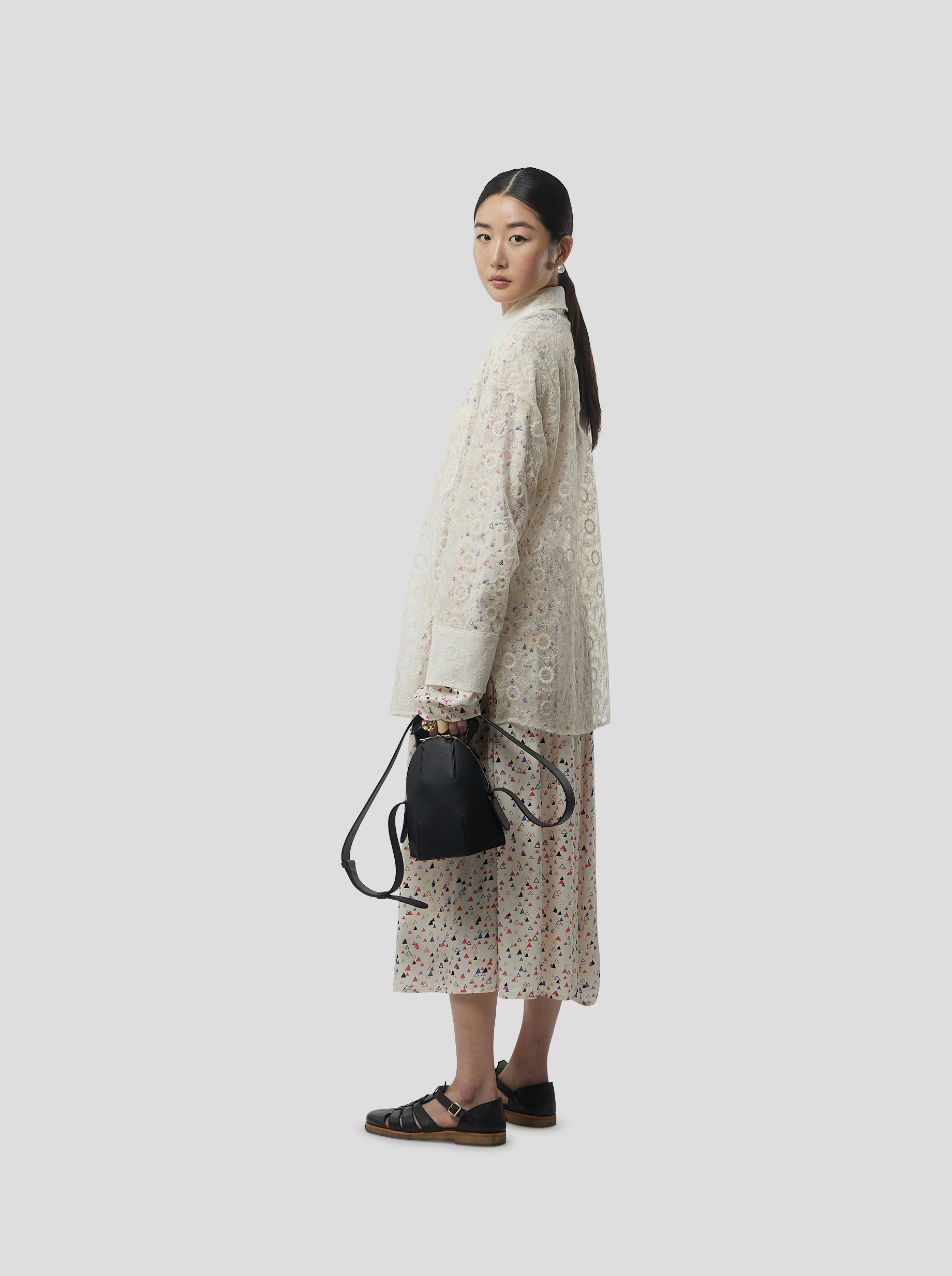 Rover shirt in Ecume Lace