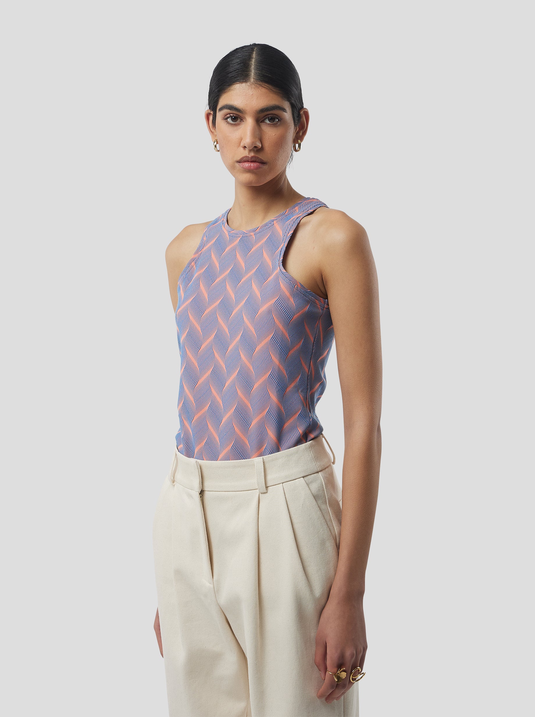 Kloss Top in Quartz Jersey