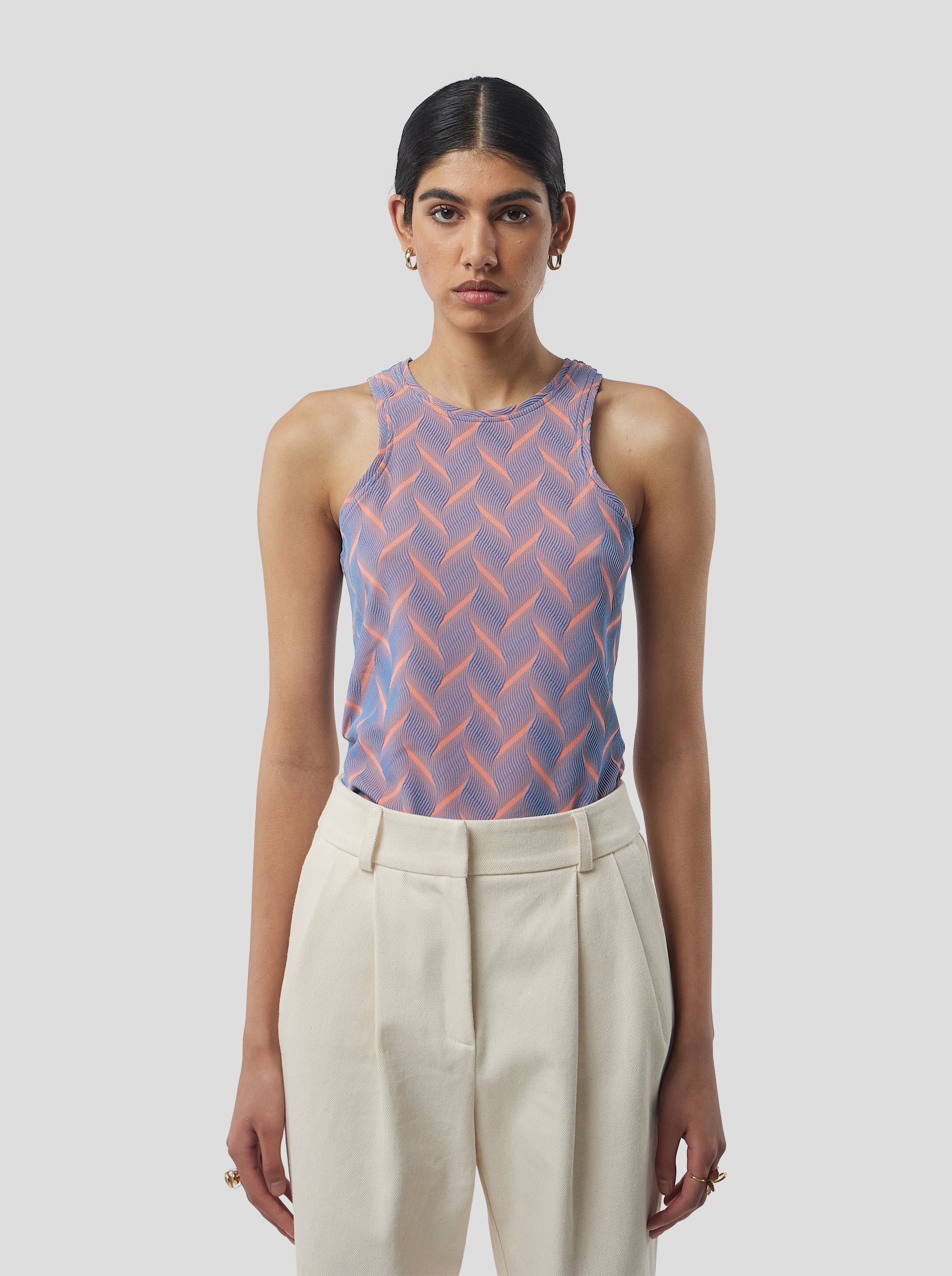Kloss Top in Quartz Jersey