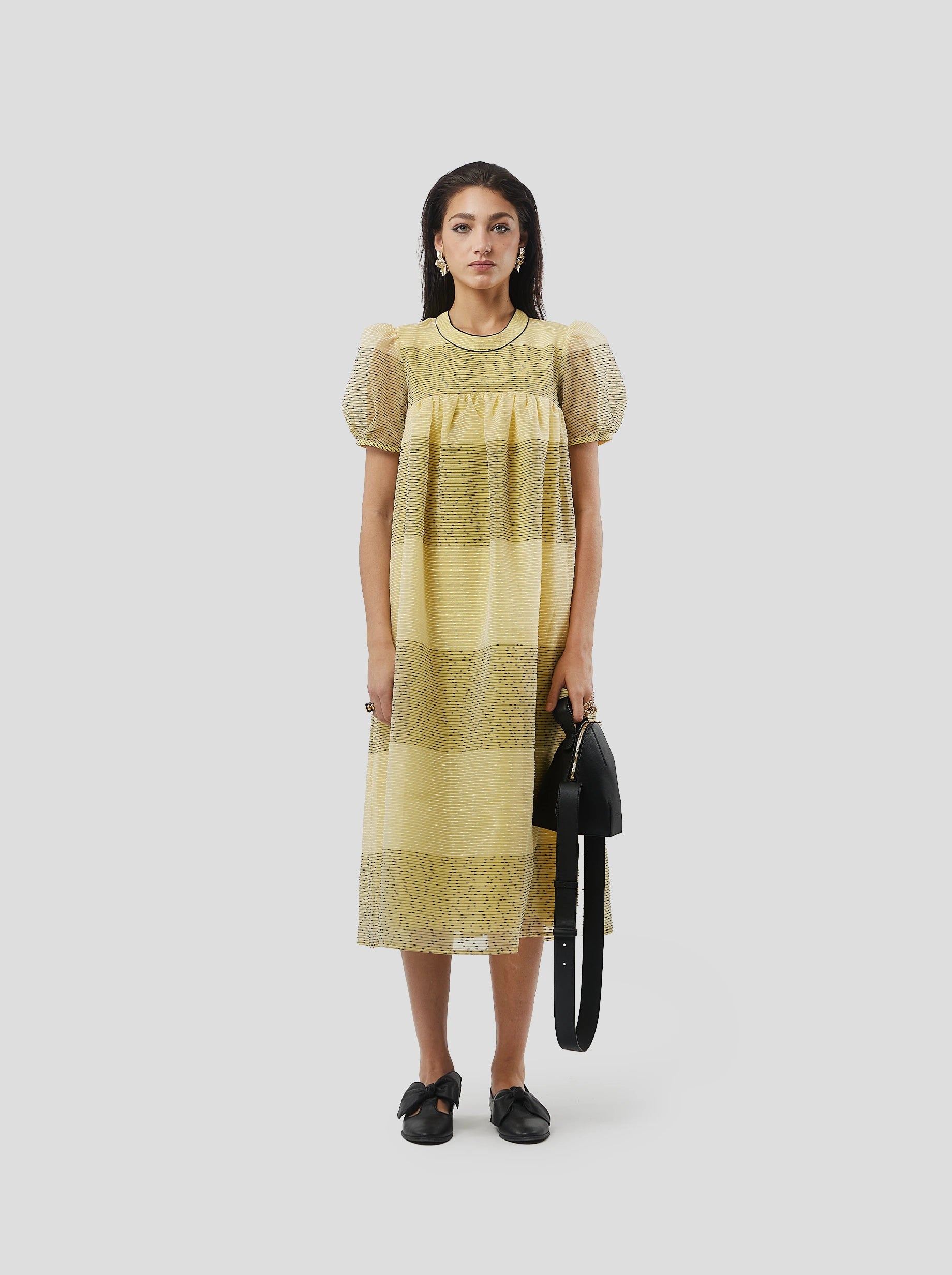 Gaya dress in Thunderbird veil