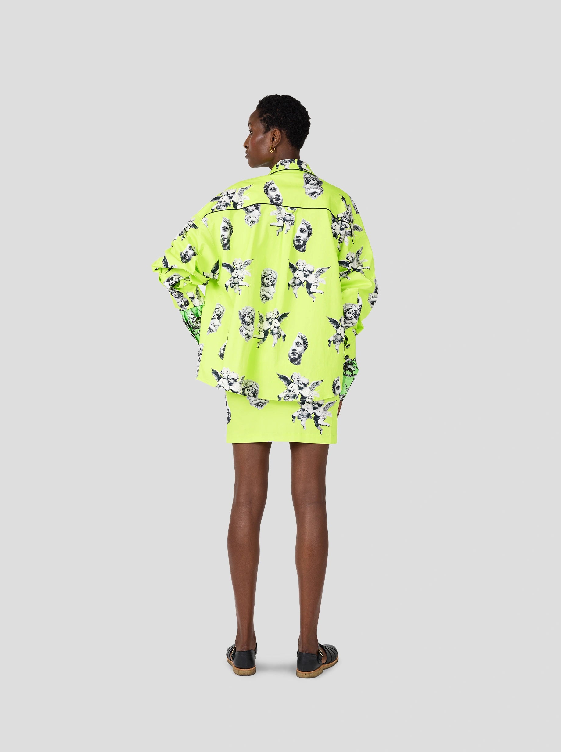 Gigi Skirt in Angels Printed Toile