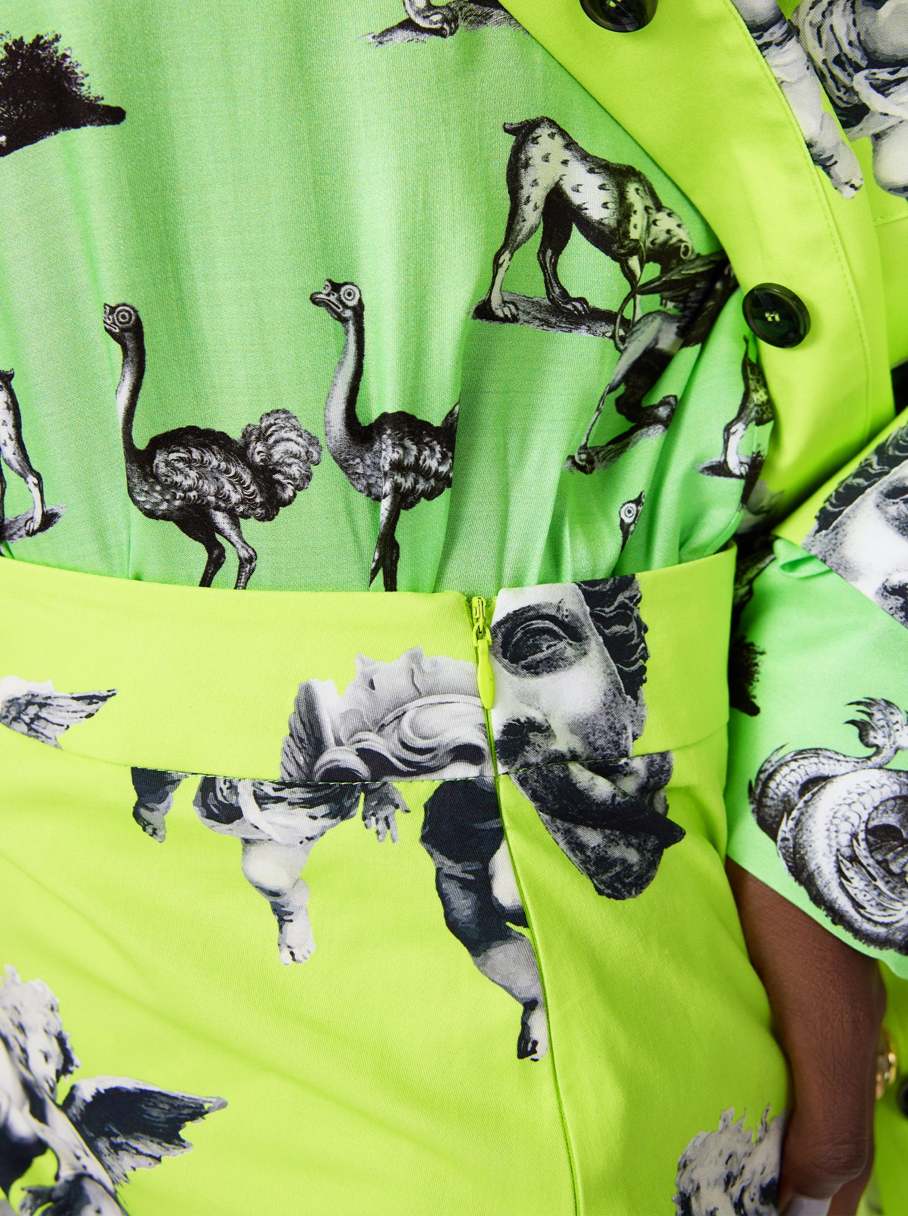 Gigi Skirt in Angels Printed Toile