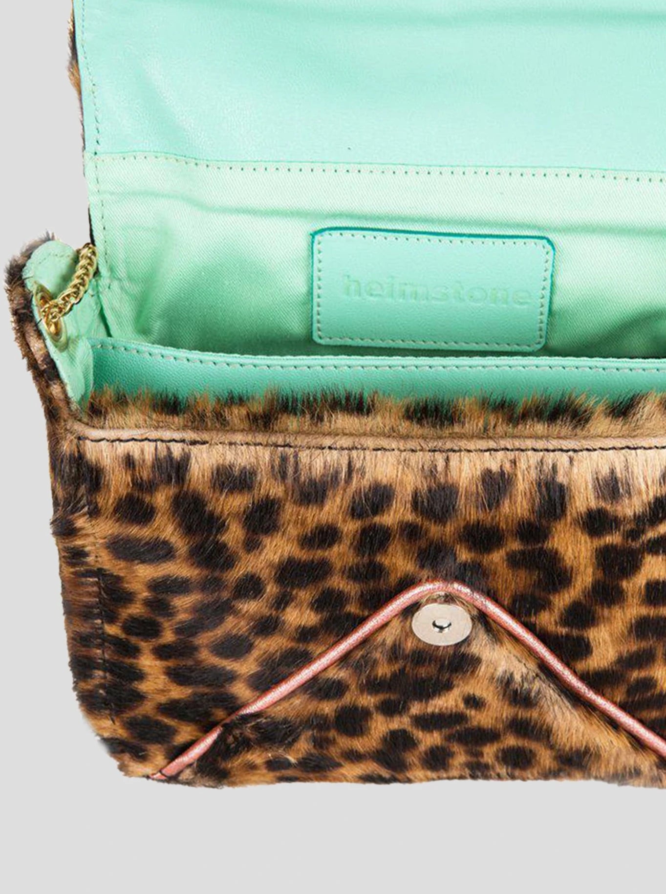 Vivian handbag in leopard printed leather