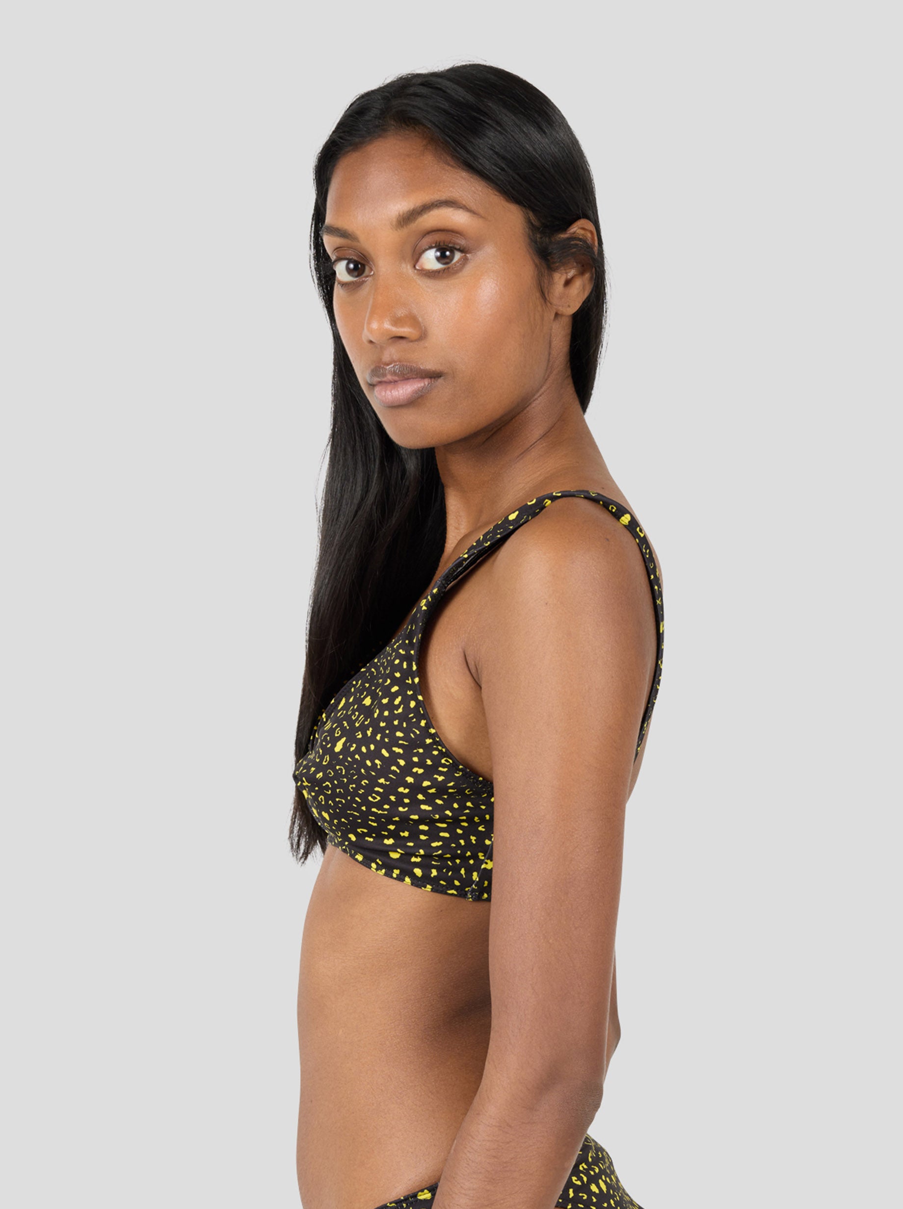 Gala Bra in Black Leopard OEKO-TEX Active