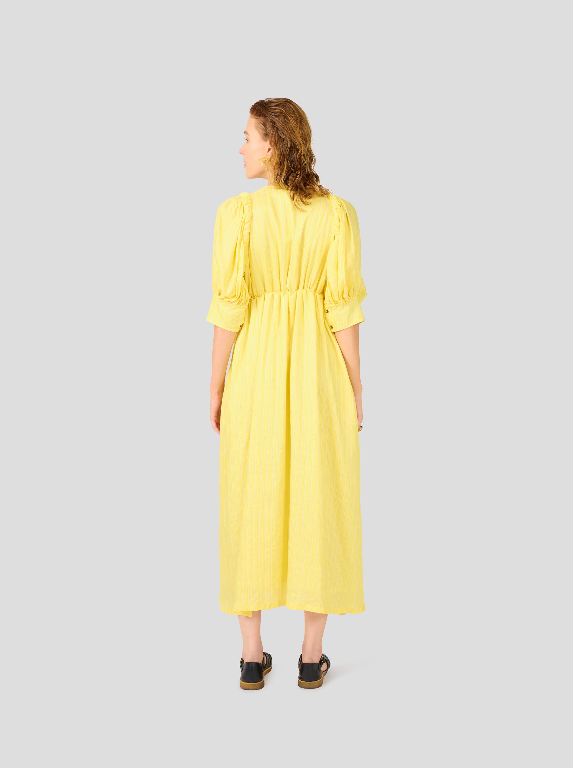 Jim dress in Limoncello Stripes