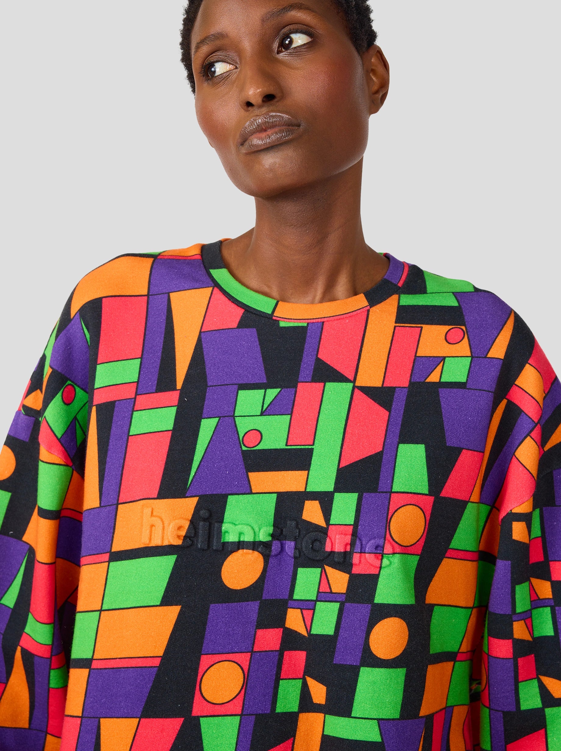 Harlem Jumper in Frequencies Print