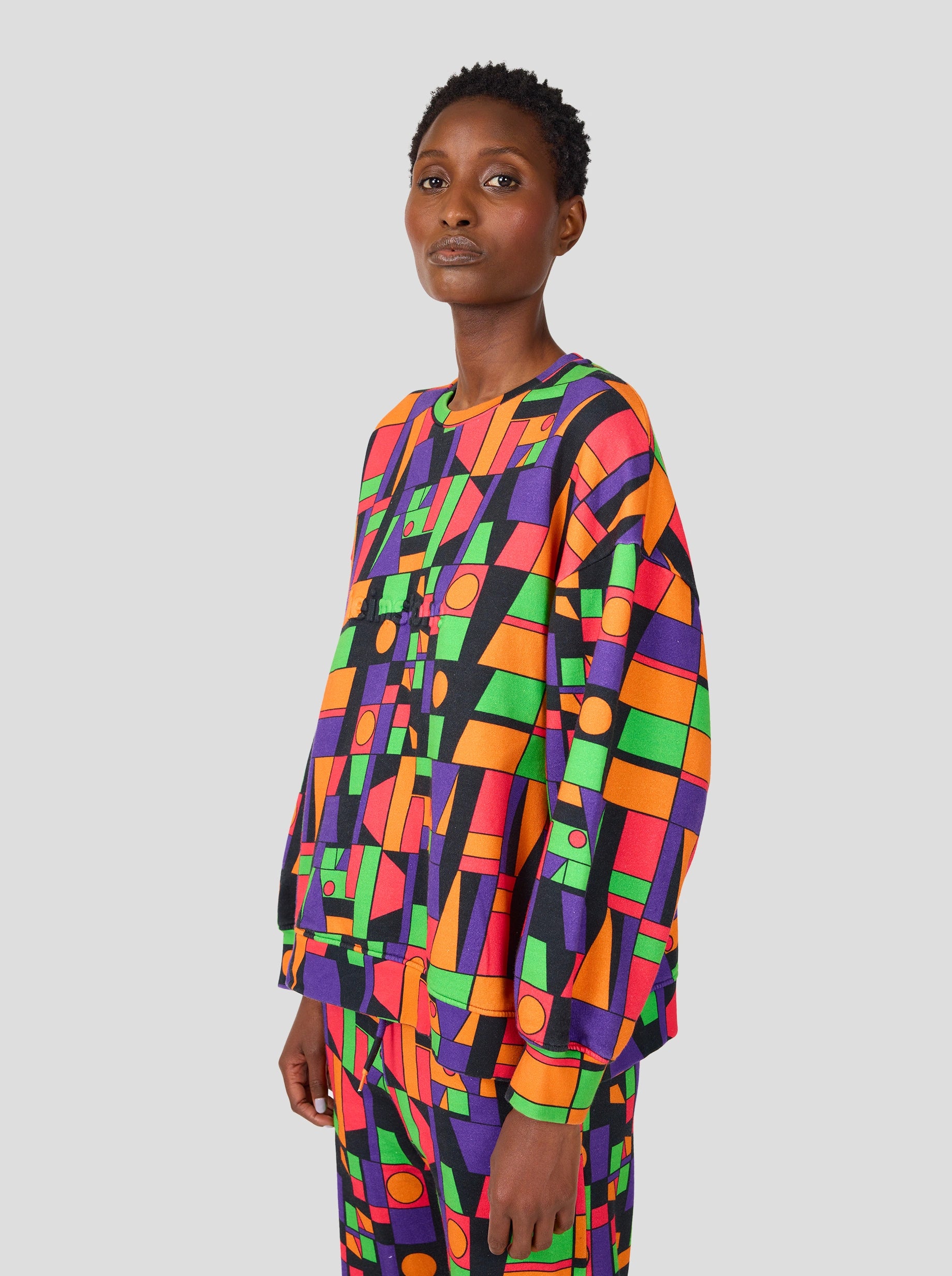 Harlem Jumper in Frequencies Print