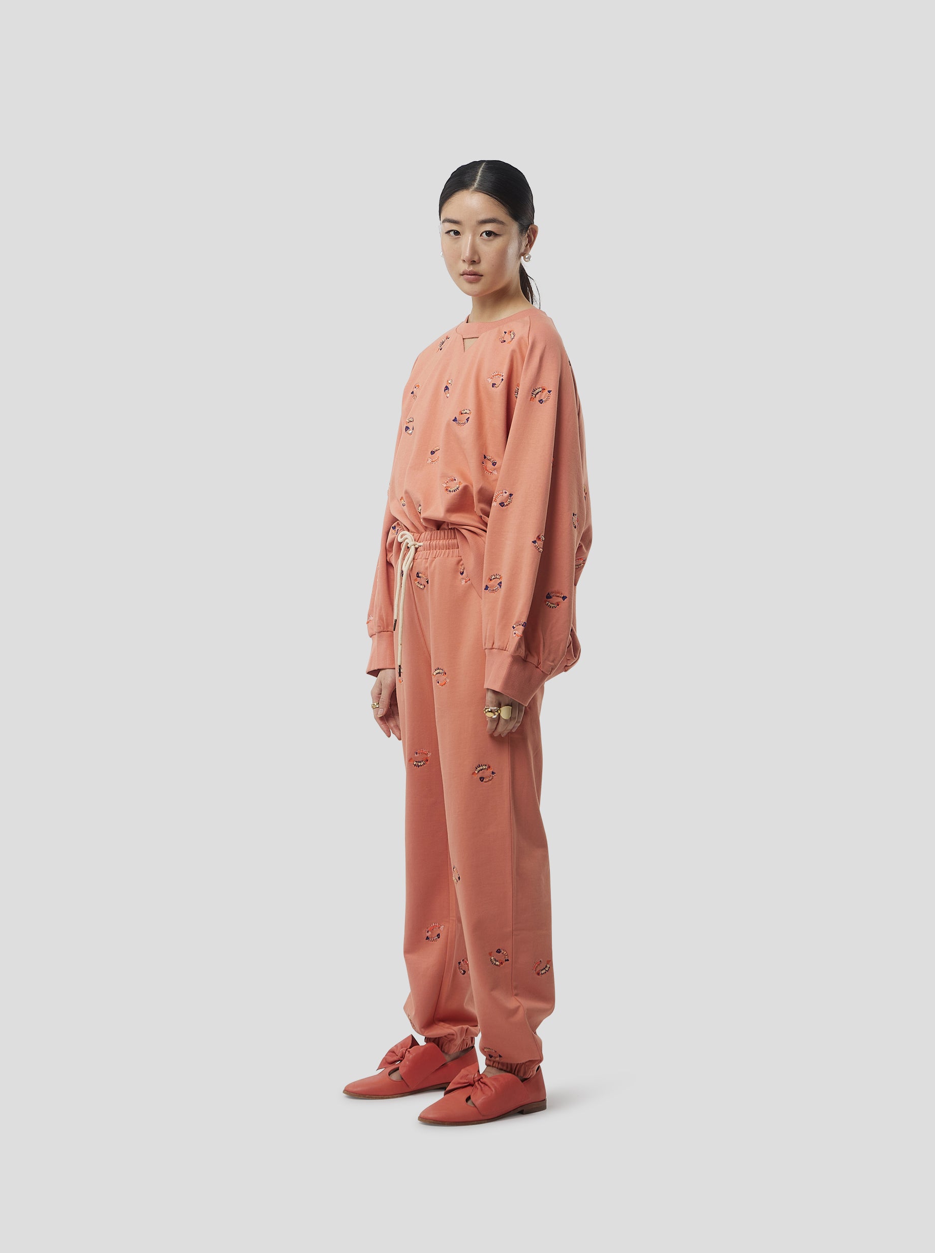 Kiara Tracksuit Pants in Fishbone