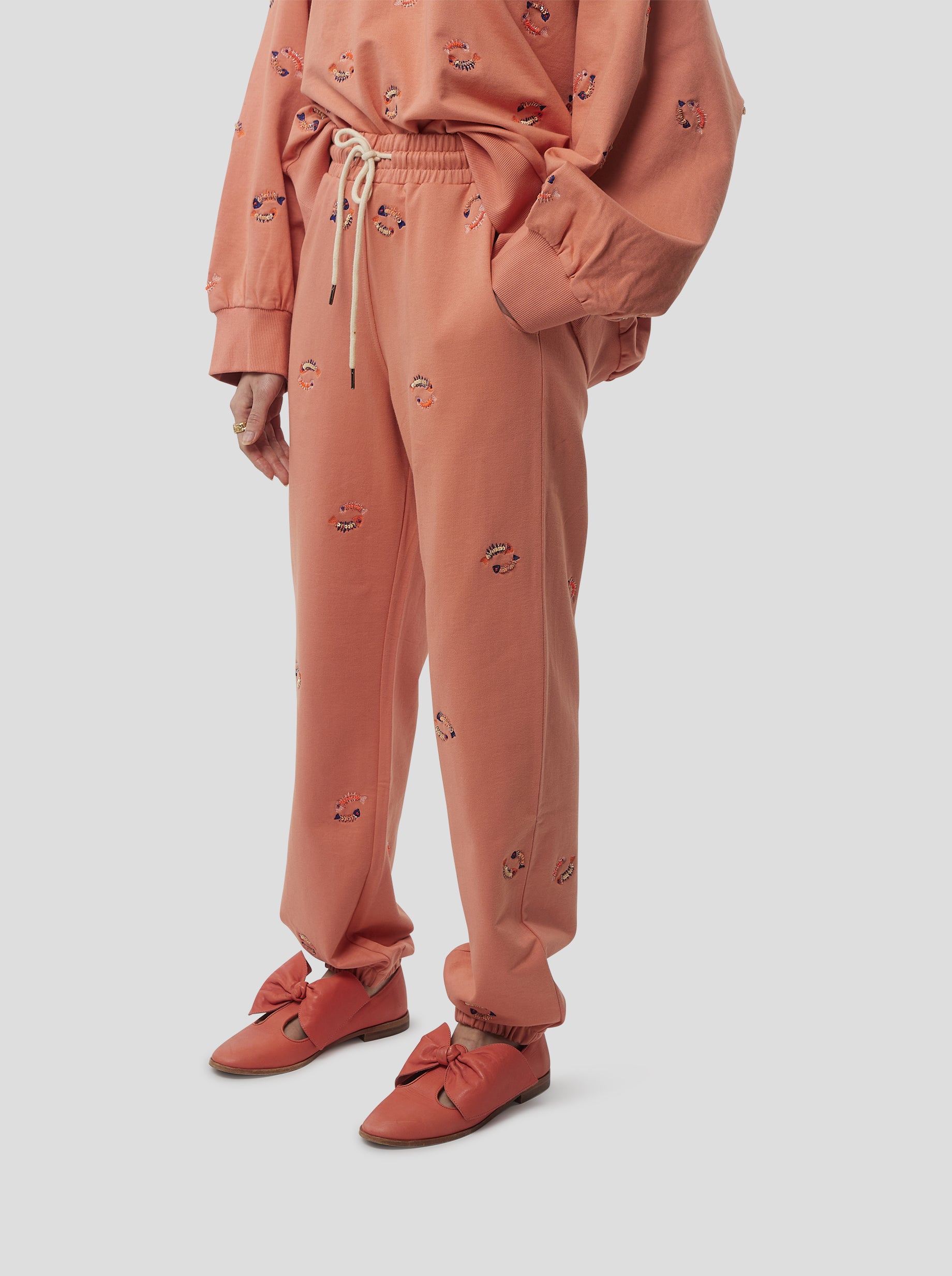 Kiara Tracksuit Pants in Fishbone
