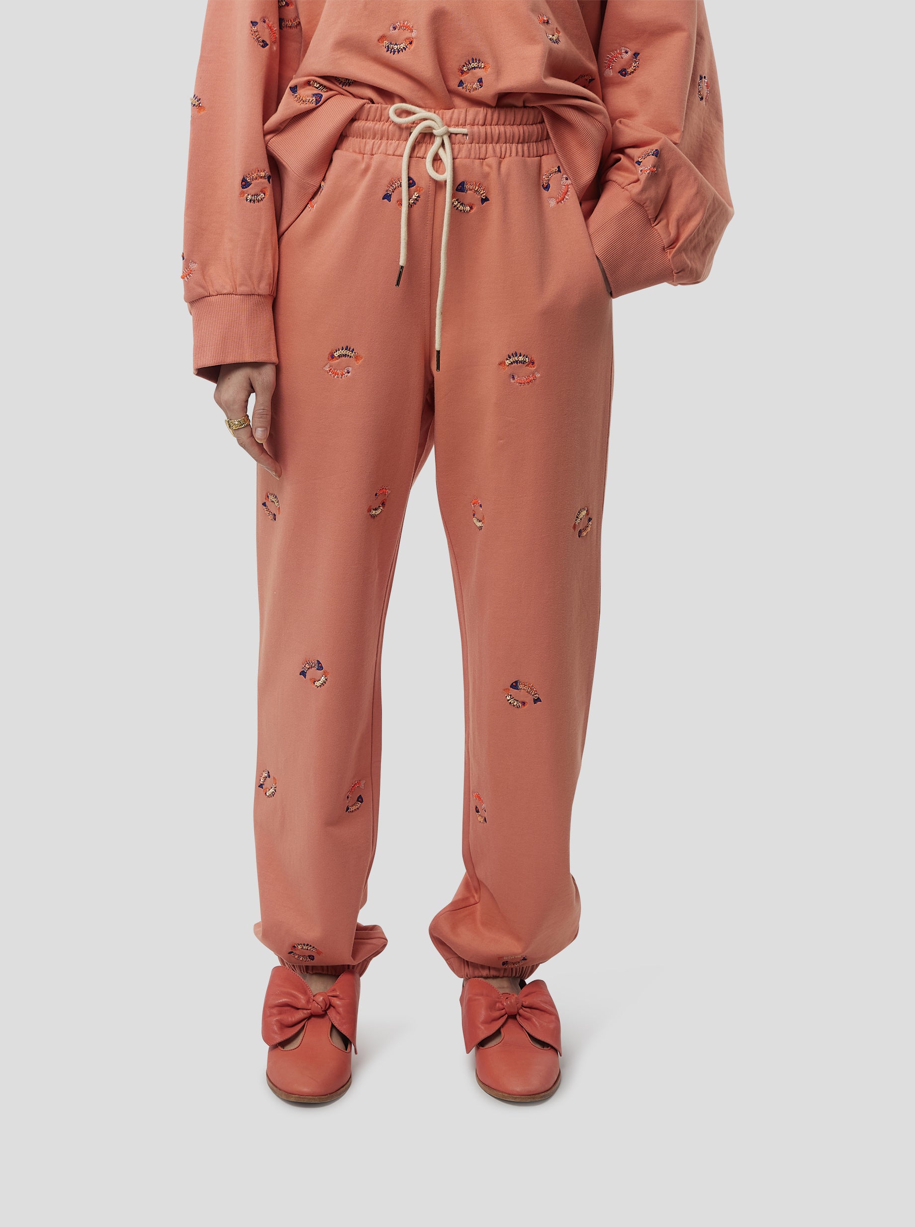 Kiara Tracksuit Pants in Fishbone