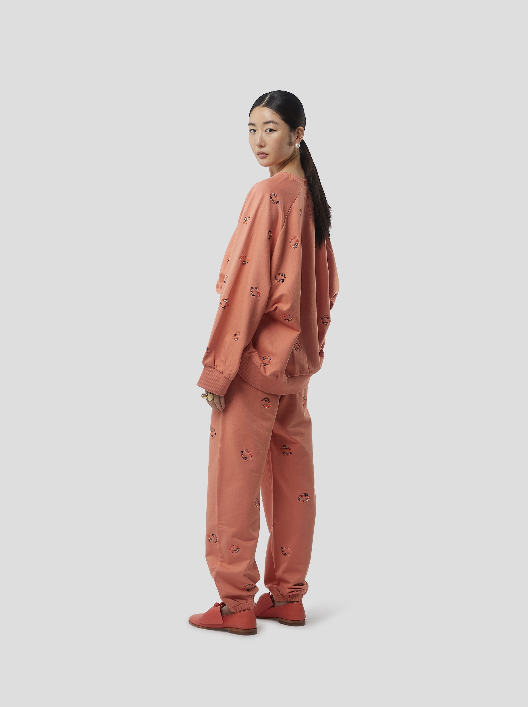 Kiara Tracksuit Pants in Fishbone