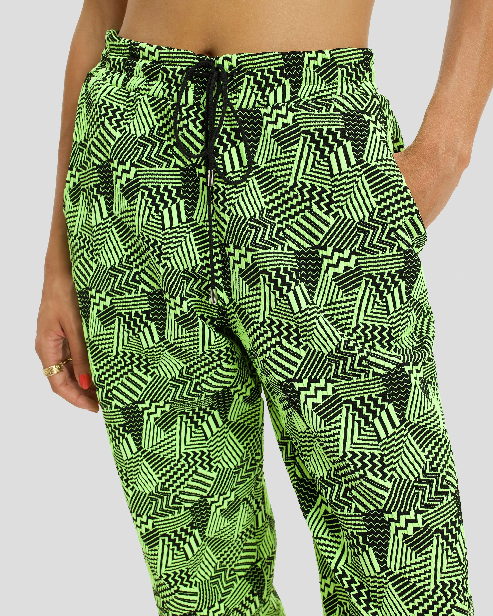 Kiara Sweatpants in Neon Citrus Fizz