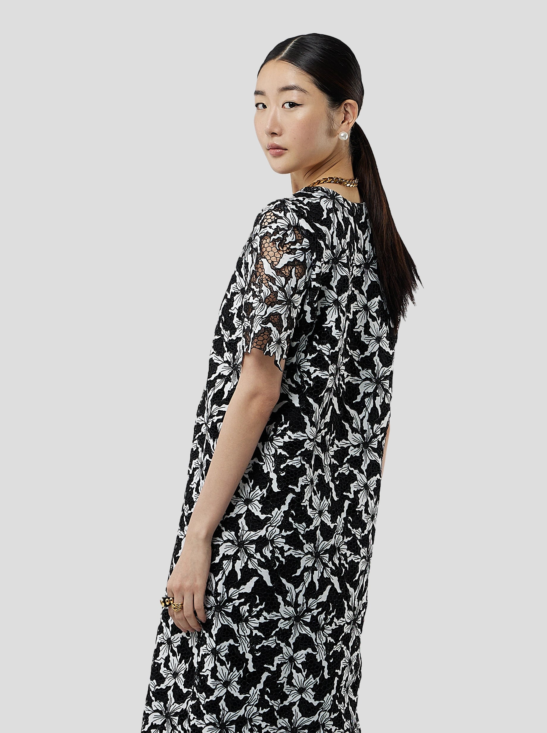 Marshall dress in Night Shift lace