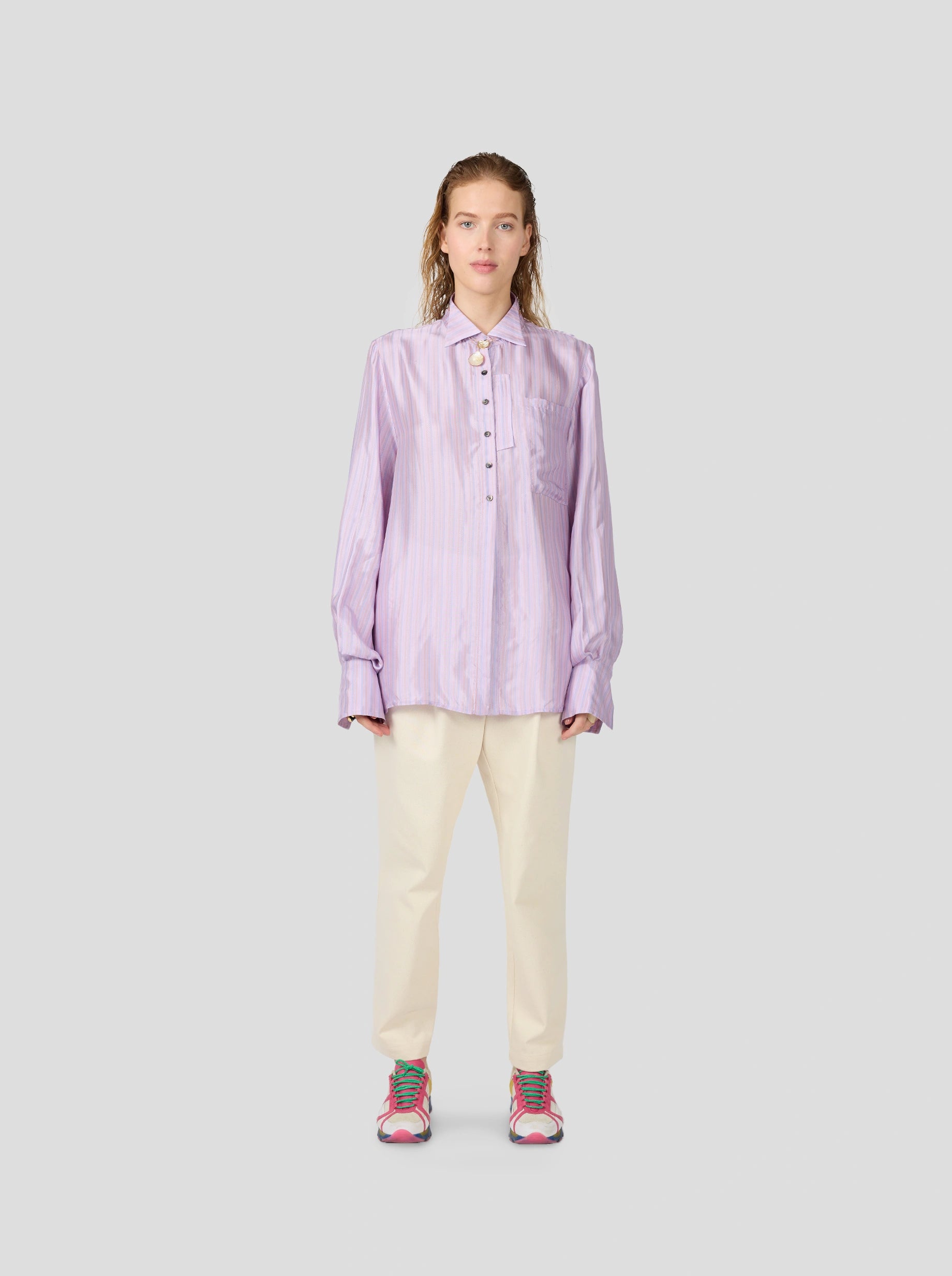 Mogador Shirt in Misty Stripes