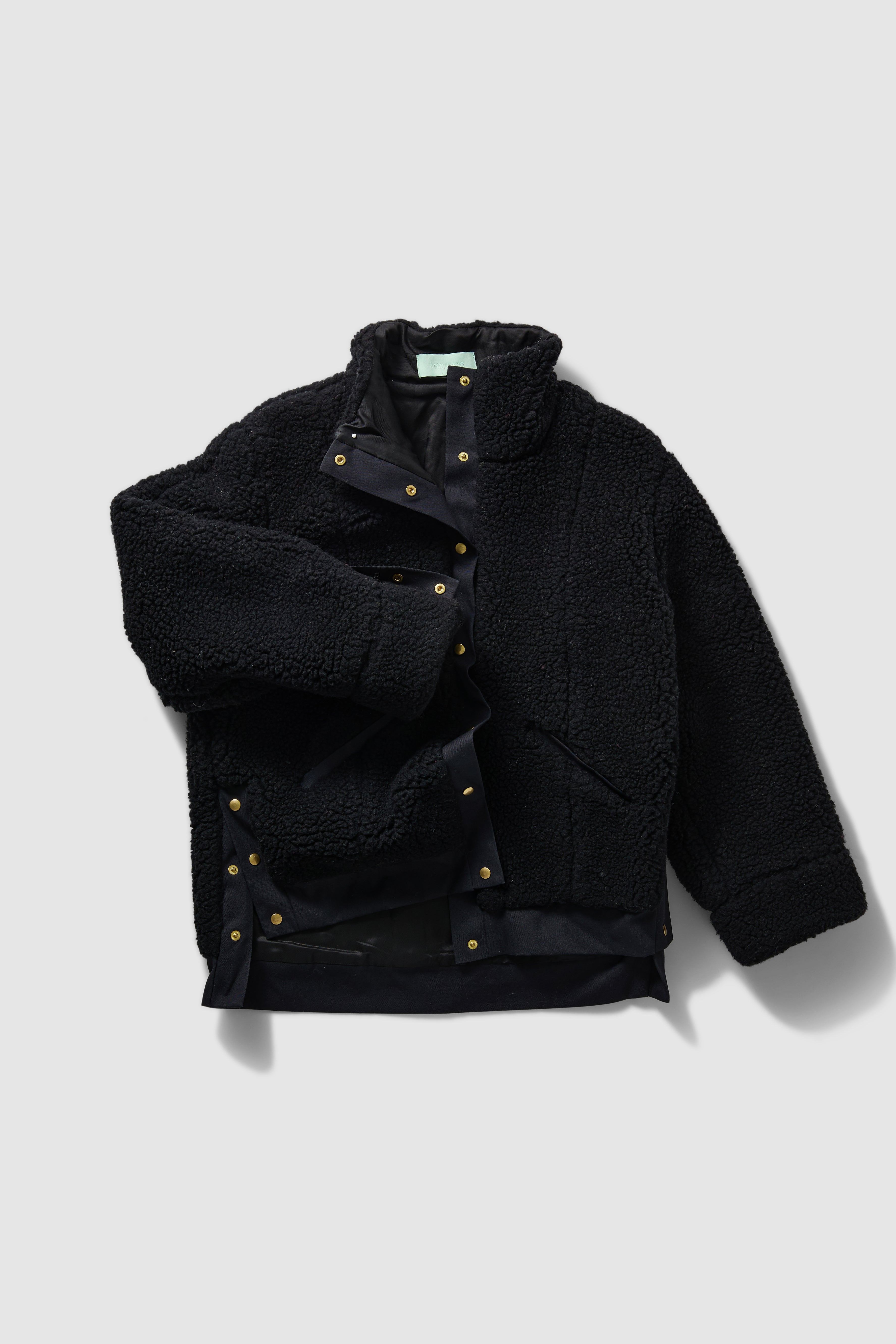 Idol jacket in black wool