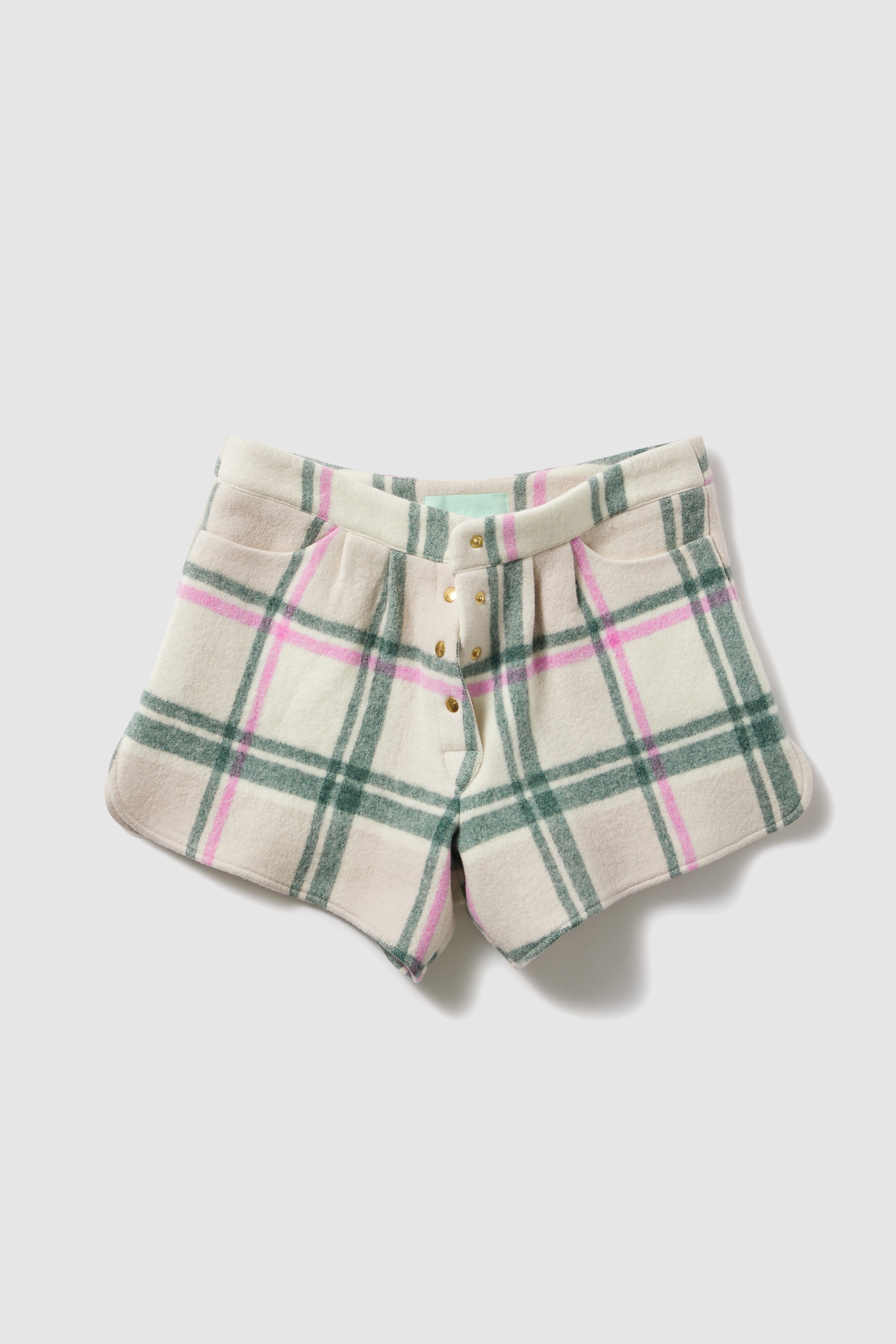 Spencer short in District Rainforest cashmere