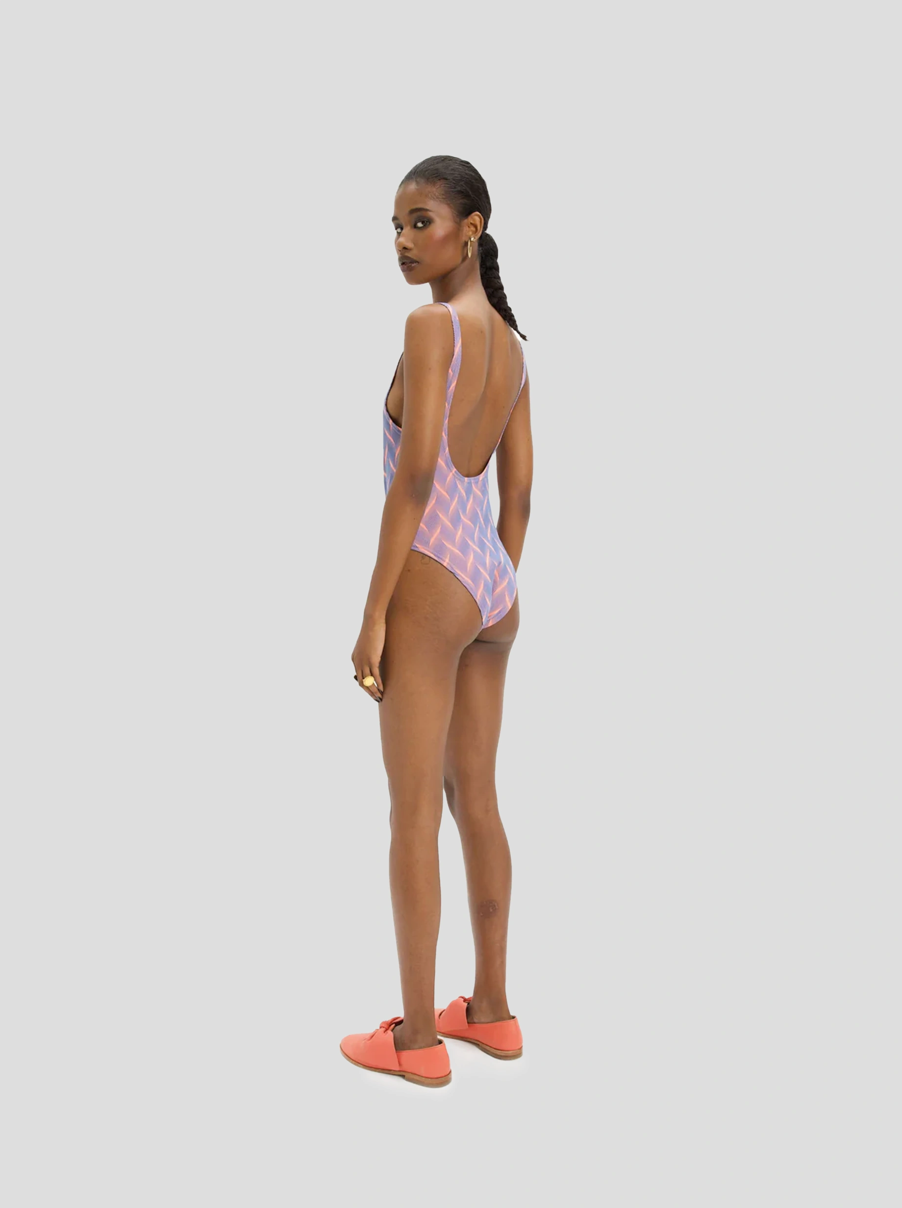 Otis Swimsuit in Quartz Jersey