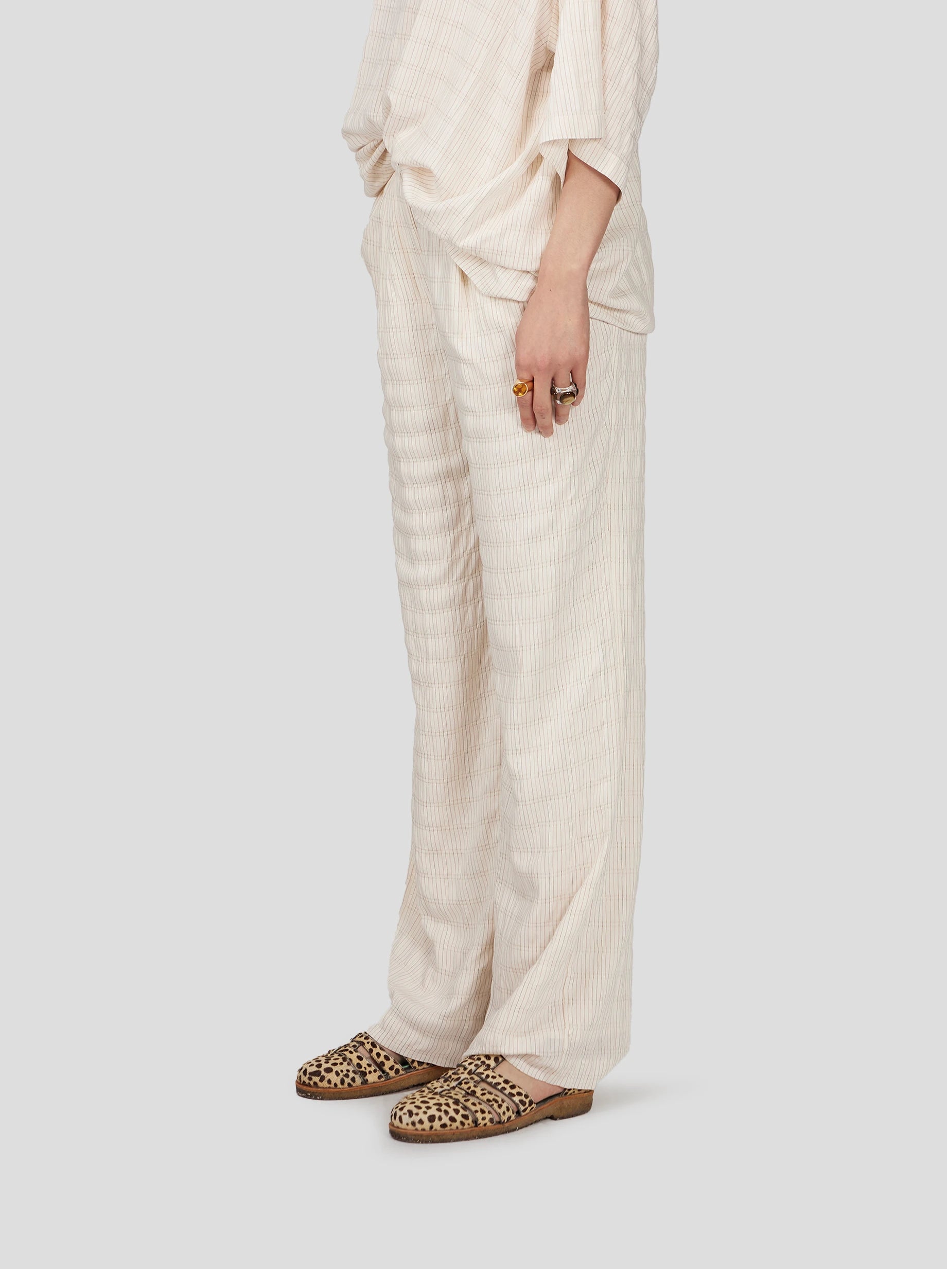 Moor Pants in Neutral Stripes