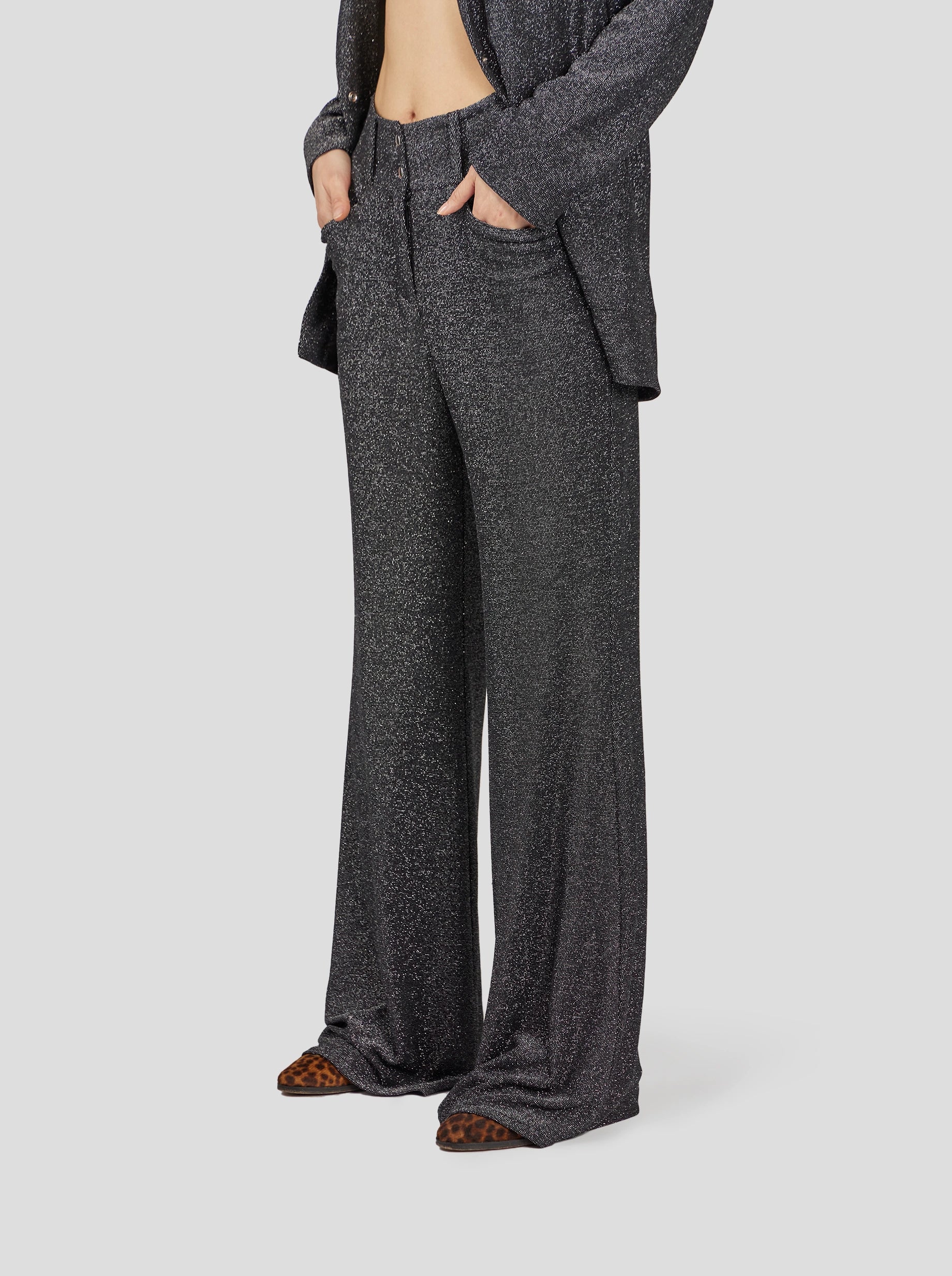 ROBIN PANTS IN CONSTELLATION SILVER KNITT