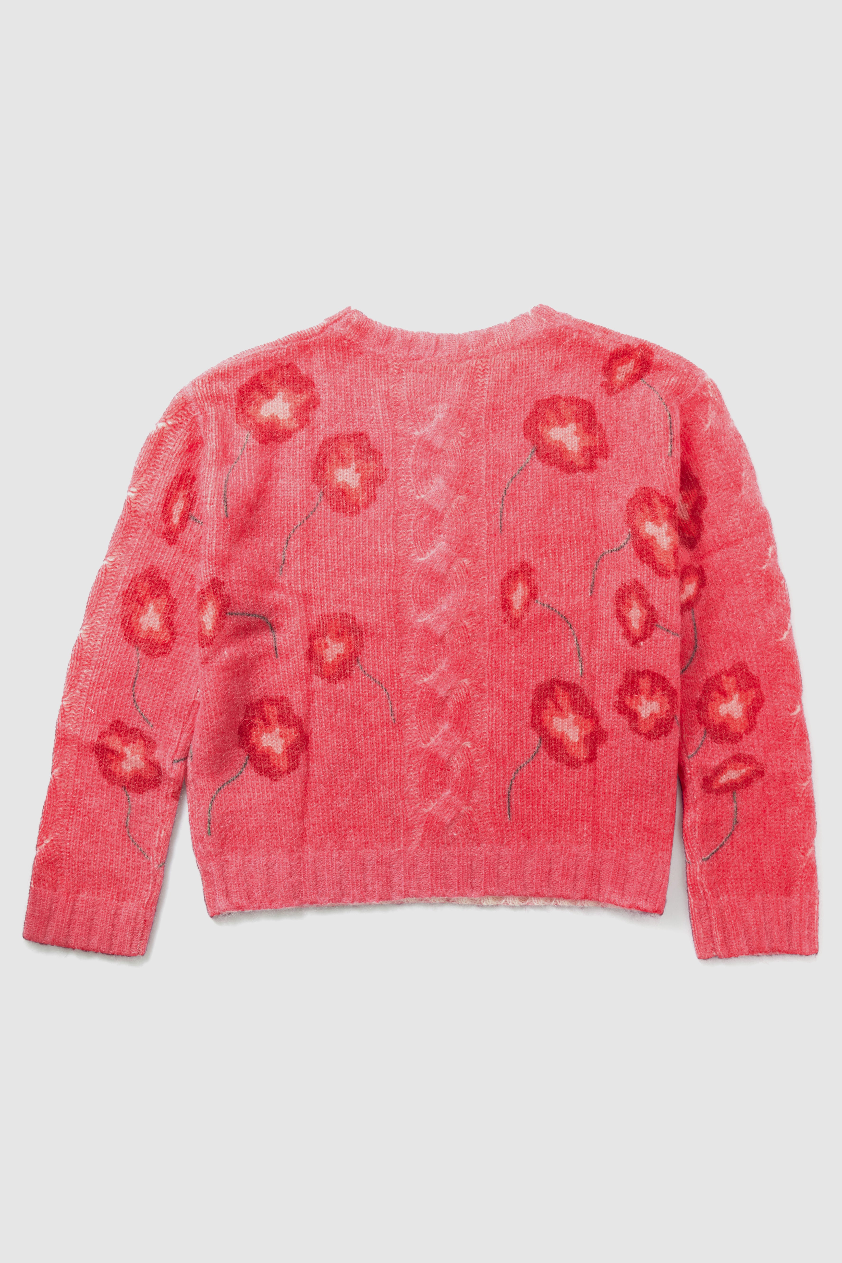 Ellis sweater in raspberry Poppy knit